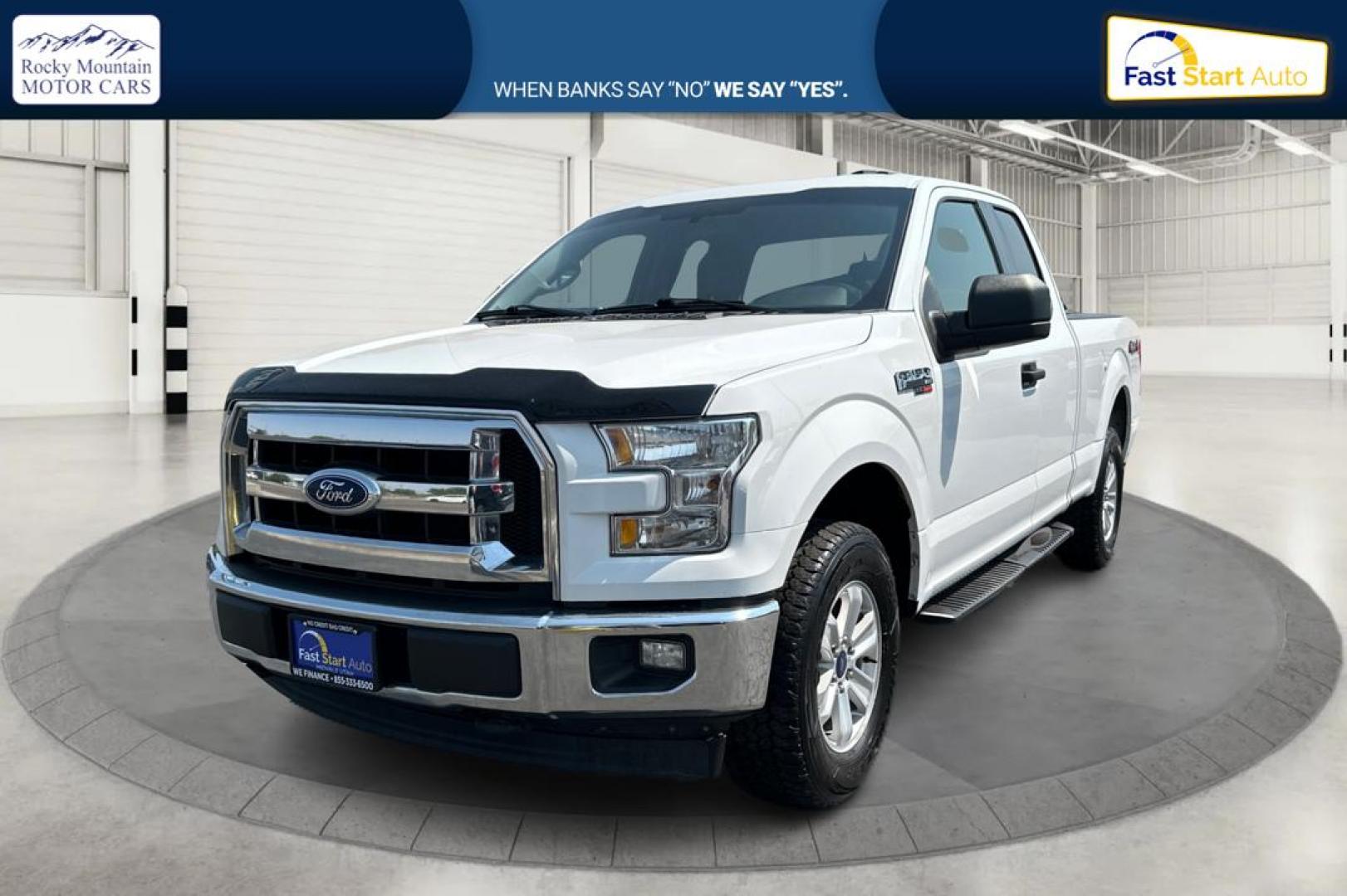 2017 White Ford F-150 Lariat SuperCab 8-ft. 4WD (1FTFX1EFXHF) with an 5.0L V8 engine, 6A transmission, located at 767 S State Road, Pleasant Grove, UT, 84062, (801) 785-1058, 40.354839, -111.736687 - Photo#6