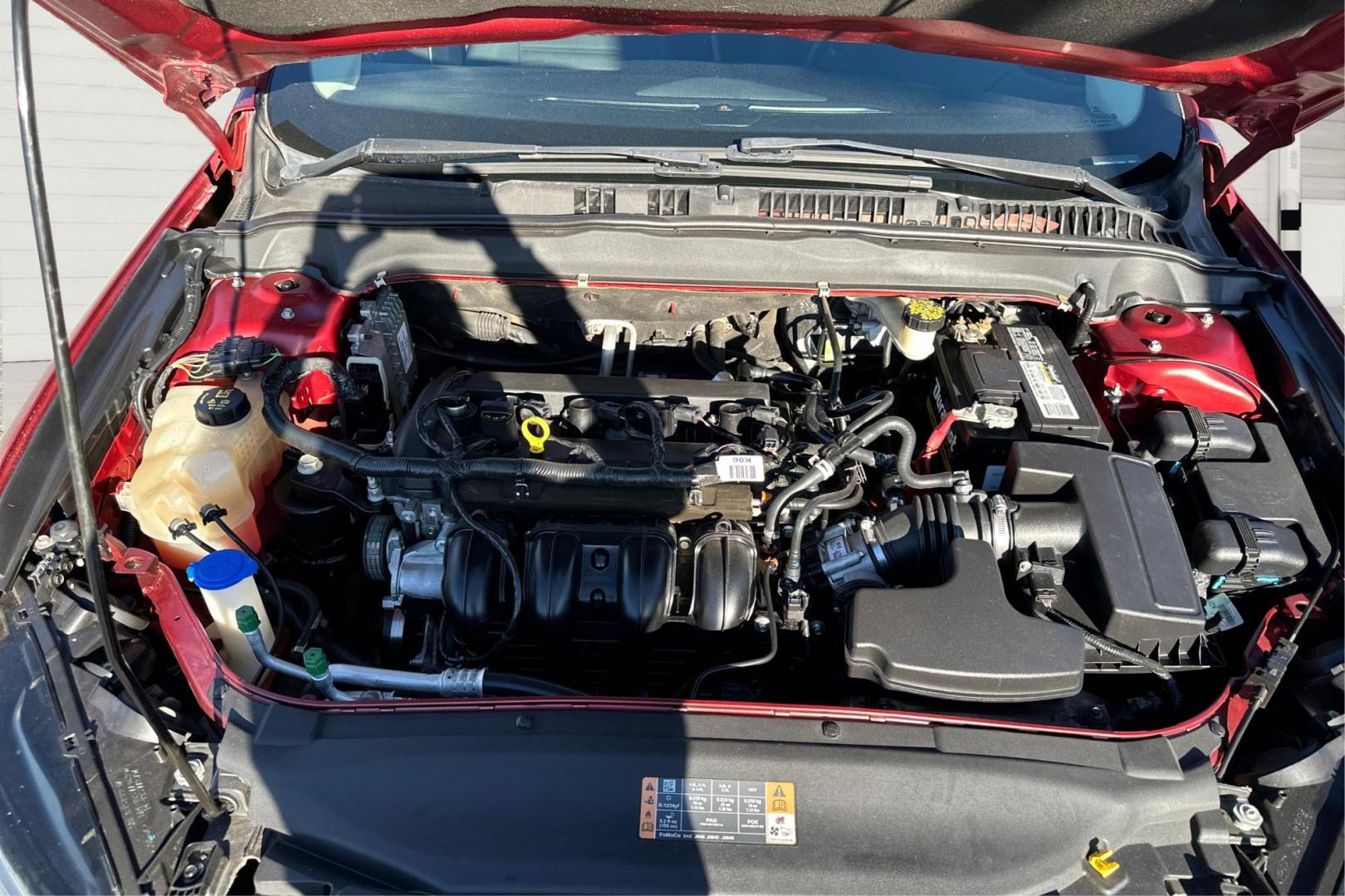 2017 Red Ford Fusion SE (3FA6P0H79HR) with an 2.5L L4 DOHC 16V engine, 6A transmission, located at 767 S State Road, Pleasant Grove, UT, 84062, (801) 785-1058, 40.354839, -111.736687 - Photo#10