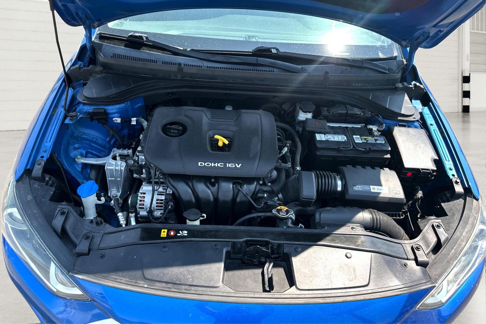 2017 Blue Hyundai Elantra Limited (5NPD84LF4HH) with an 1.8L L4 DOHC 16V engine, 6A transmission, located at 7755 State Street, Midvale, UT, 84047, (801) 753-9063, 40.610329, -111.890656 - Photo#8