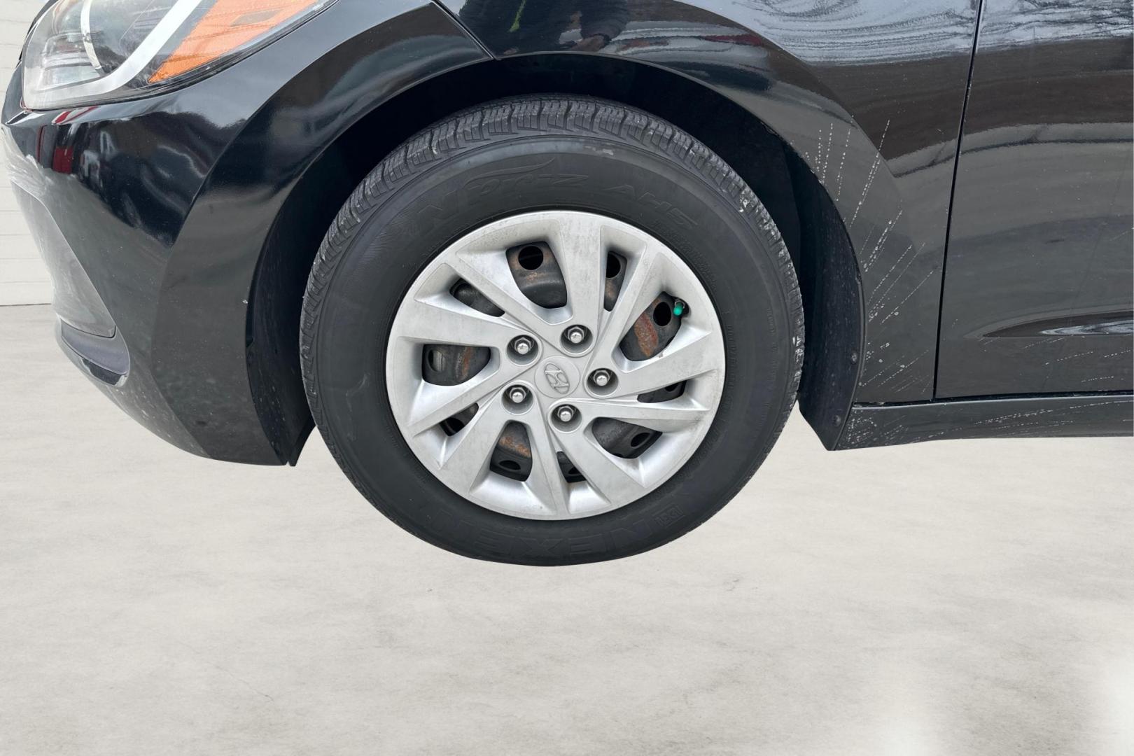 2017 Black Hyundai Elantra SE 6AT (KMHD74LF5HU) with an 1.8L L4 DOHC 16V engine, 6A transmission, located at 7755 State Street, Midvale, UT, 84047, (801) 753-9063, 40.610329, -111.890656 - Photo#12