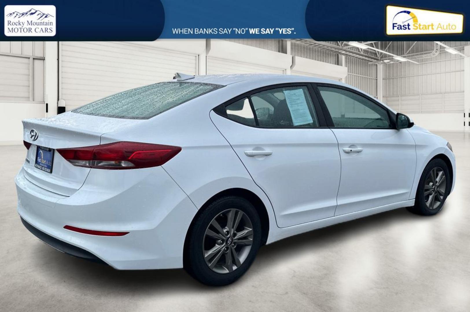 2017 White Hyundai Elantra Limited (5NPD84LF0HH) with an 1.8L L4 DOHC 16V engine, 6A transmission, located at 344 S Washington Blvd, Ogden, UT, 84404, (801) 399-1799, 41.255482, -111.970848 - Photo#2