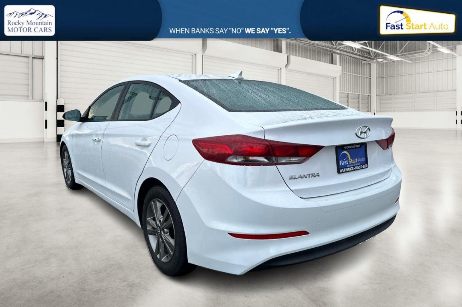 2017 White Hyundai Elantra Limited (5NPD84LF0HH) with an 1.8L L4 DOHC 16V engine, 6A transmission, located at 344 S Washington Blvd, Ogden, UT, 84404, (801) 399-1799, 41.255482, -111.970848 - Photo#5