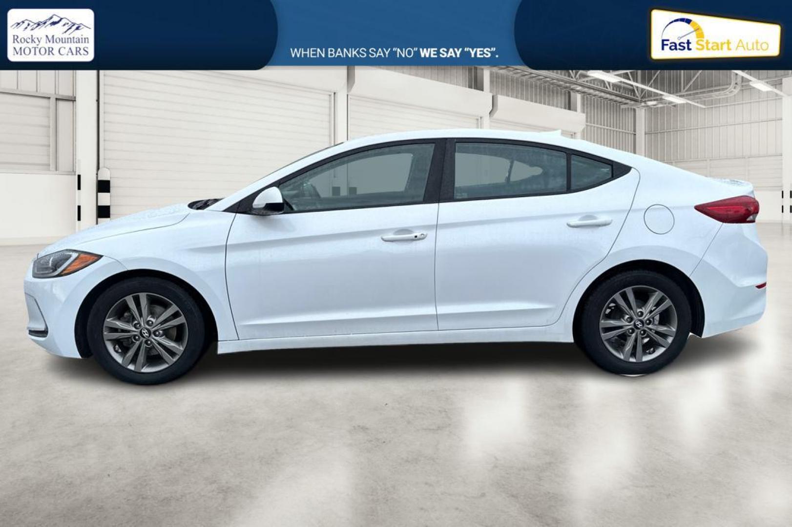 2017 White Hyundai Elantra Limited (5NPD84LF0HH) with an 1.8L L4 DOHC 16V engine, 6A transmission, located at 344 S Washington Blvd, Ogden, UT, 84404, (801) 399-1799, 41.255482, -111.970848 - Photo#6