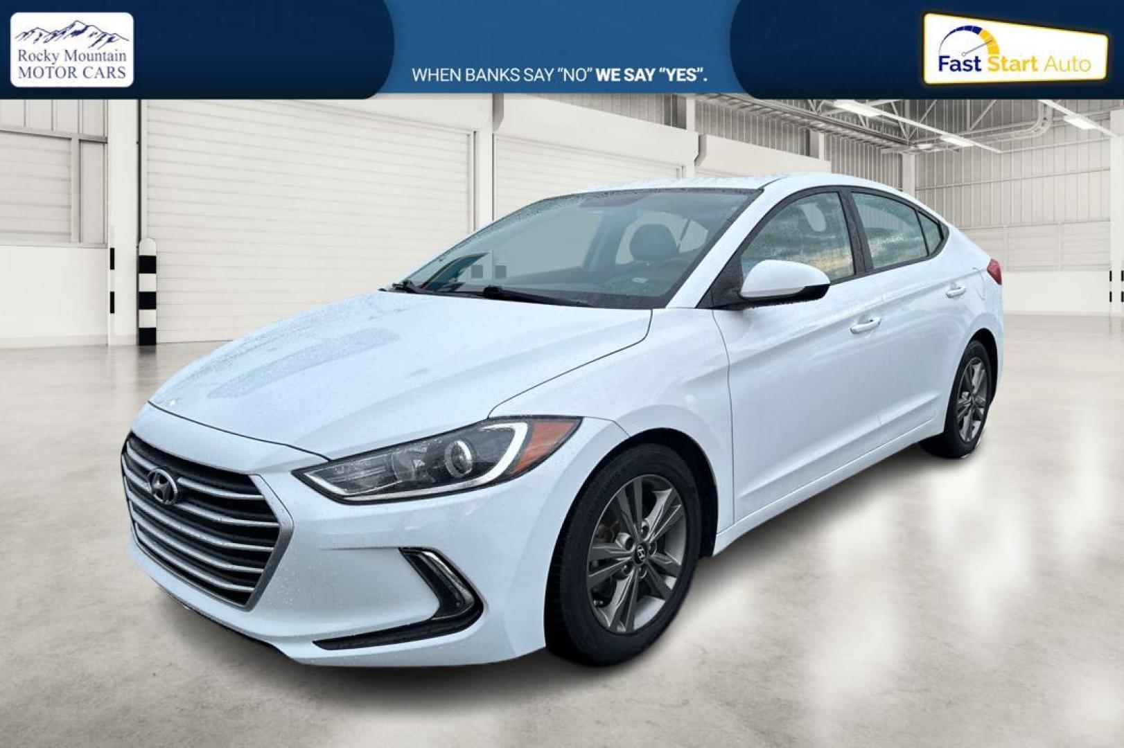 2017 White Hyundai Elantra Limited (5NPD84LF0HH) with an 1.8L L4 DOHC 16V engine, 6A transmission, located at 344 S Washington Blvd, Ogden, UT, 84404, (801) 399-1799, 41.255482, -111.970848 - Photo#8