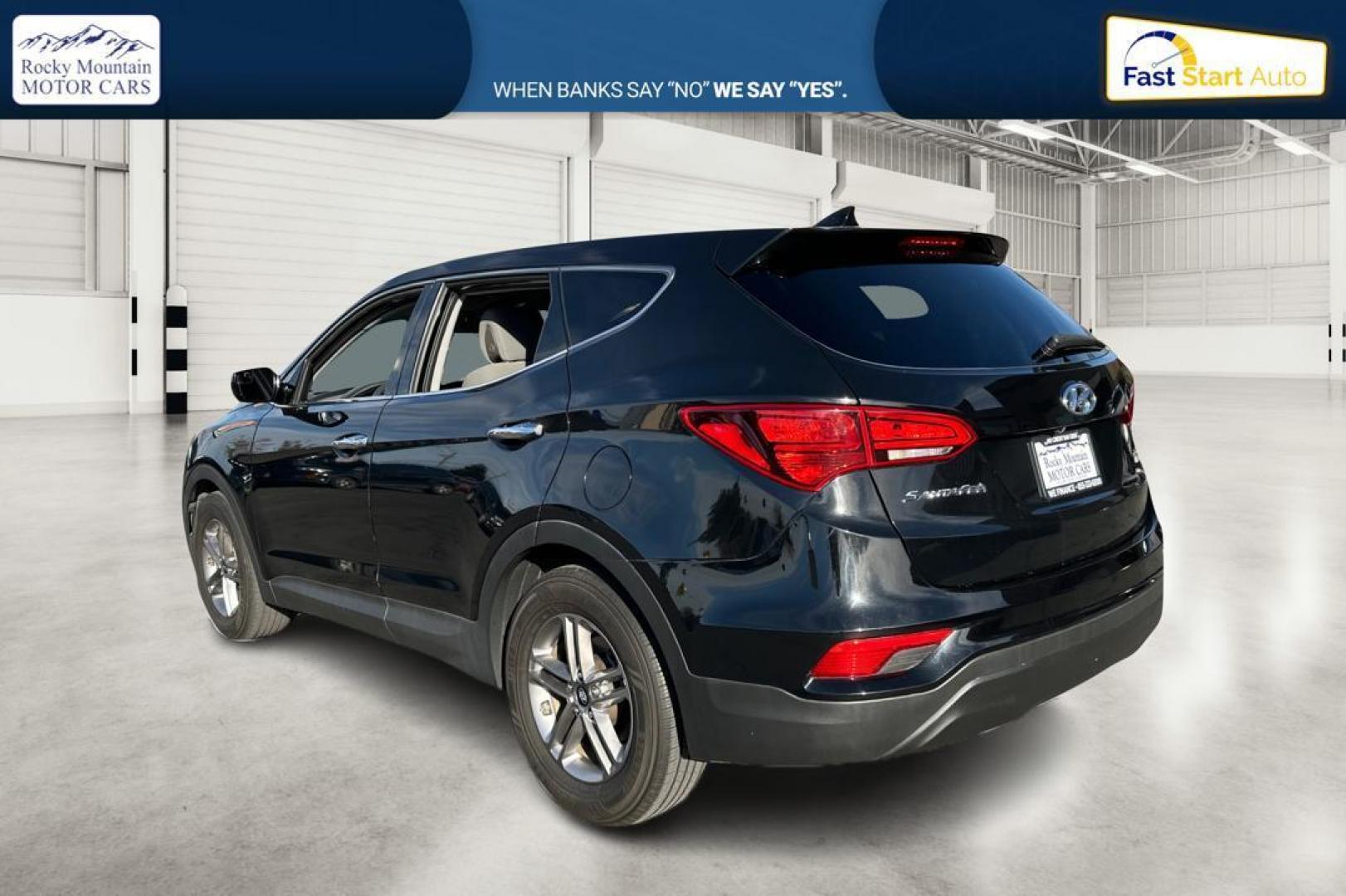 2017 Black Hyundai Santa Fe Sport 2.4 AWD (5NMZTDLB9HH) with an 2.4L L4 DOHC 16V engine, 6A transmission, located at 767 S State Road, Pleasant Grove, UT, 84062, (801) 785-1058, 40.354839, -111.736687 - Photo#5