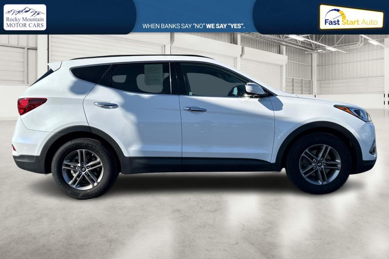 2017 White Hyundai Santa Fe Sport 2.4 FWD (5NMZU3LB2HH) with an 2.4L L4 DOHC 16V engine, 6A transmission, located at 7755 State Street, Midvale, UT, 84047, (801) 753-9063, 40.610329, -111.890656 - Photo#1