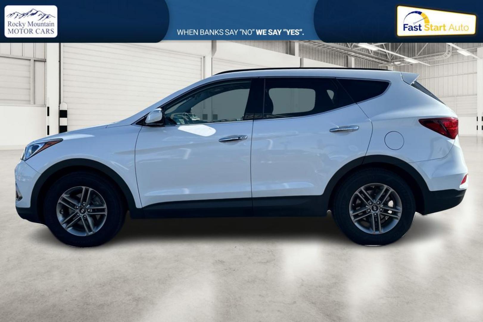2017 White Hyundai Santa Fe Sport 2.4 FWD (5NMZU3LB2HH) with an 2.4L L4 DOHC 16V engine, 6A transmission, located at 7755 State Street, Midvale, UT, 84047, (801) 753-9063, 40.610329, -111.890656 - Photo#6