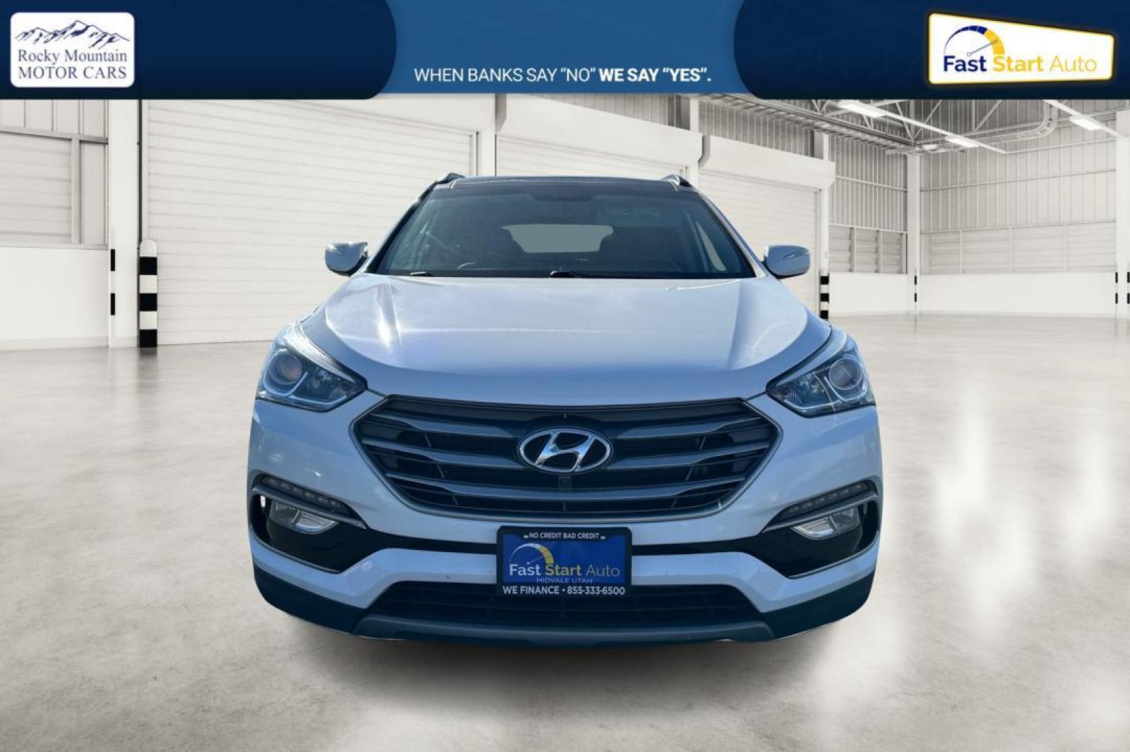 2017 White Hyundai Santa Fe Sport 2.4 FWD (5NMZU3LB2HH) with an 2.4L L4 DOHC 16V engine, 6A transmission, located at 7755 State Street, Midvale, UT, 84047, (801) 753-9063, 40.610329, -111.890656 - Photo#9