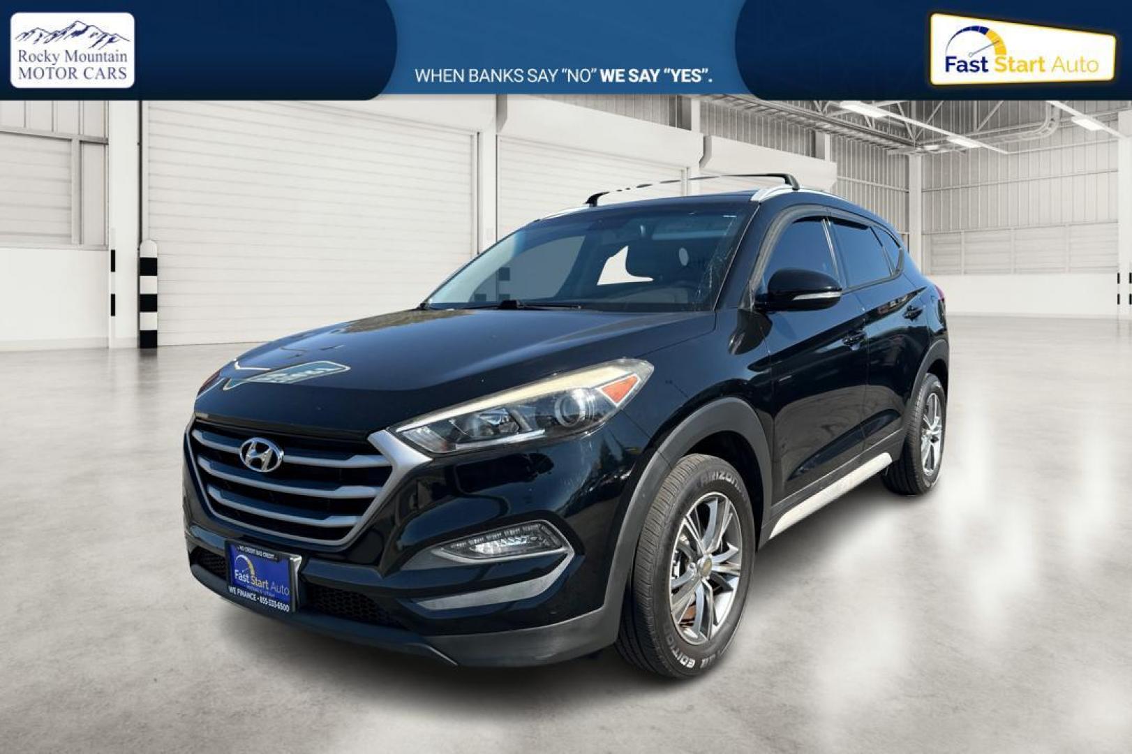 2017 Black Hyundai Tucson SE w/Preferred Package (KM8J33A41HU) with an 2.0L L4 DOHC 16V engine, 6A transmission, located at 7755 State Street, Midvale, UT, 84047, (801) 753-9063, 40.610329, -111.890656 - Photo#6