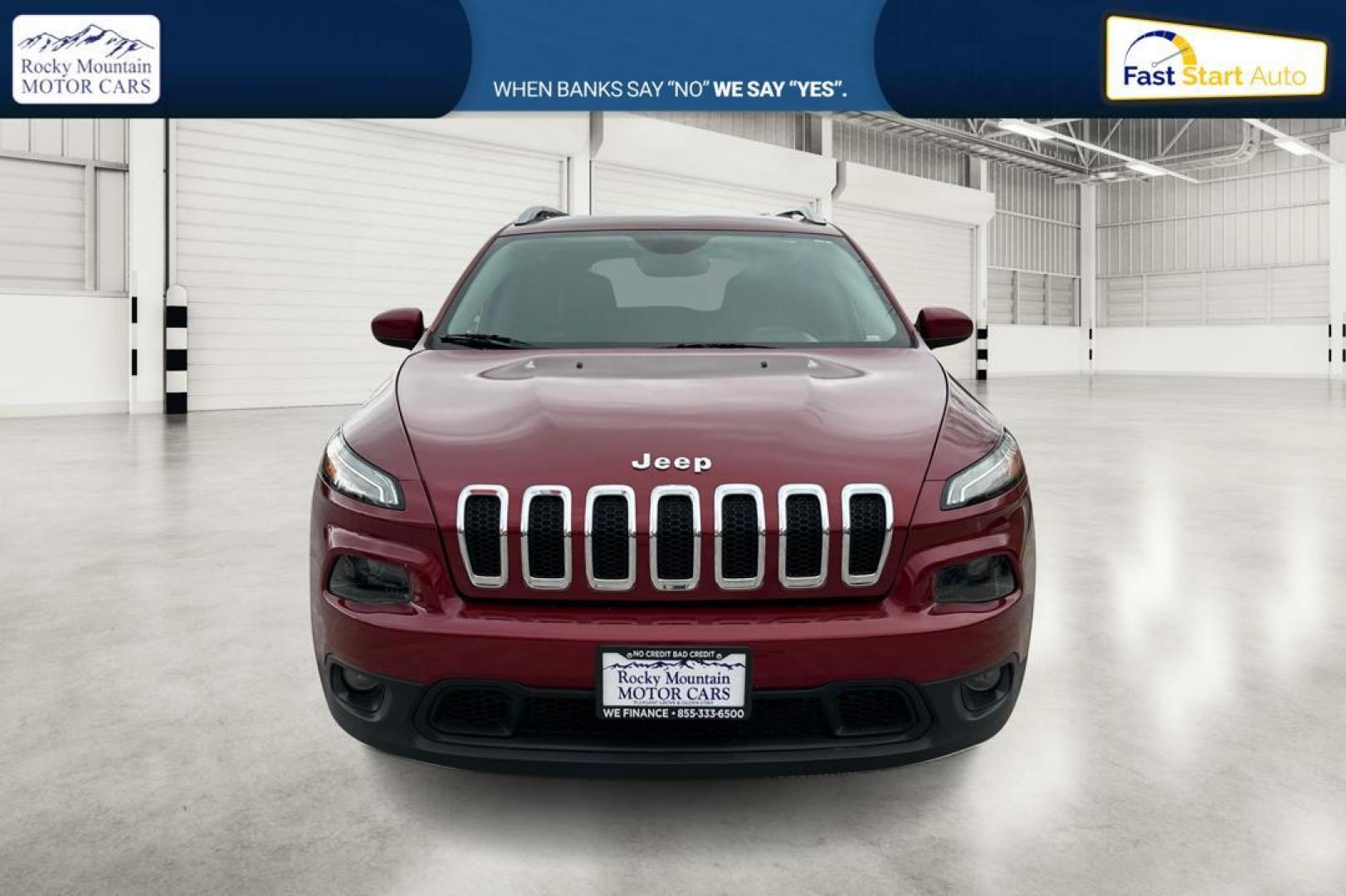 2017 Red Jeep Cherokee Latitude FWD (1C4PJLCB0HD) with an 2.4L L4 DOHC 16V engine, 9A transmission, located at 767 S State Road, Pleasant Grove, UT, 84062, (801) 785-1058, 40.354839, -111.736687 - Photo#9