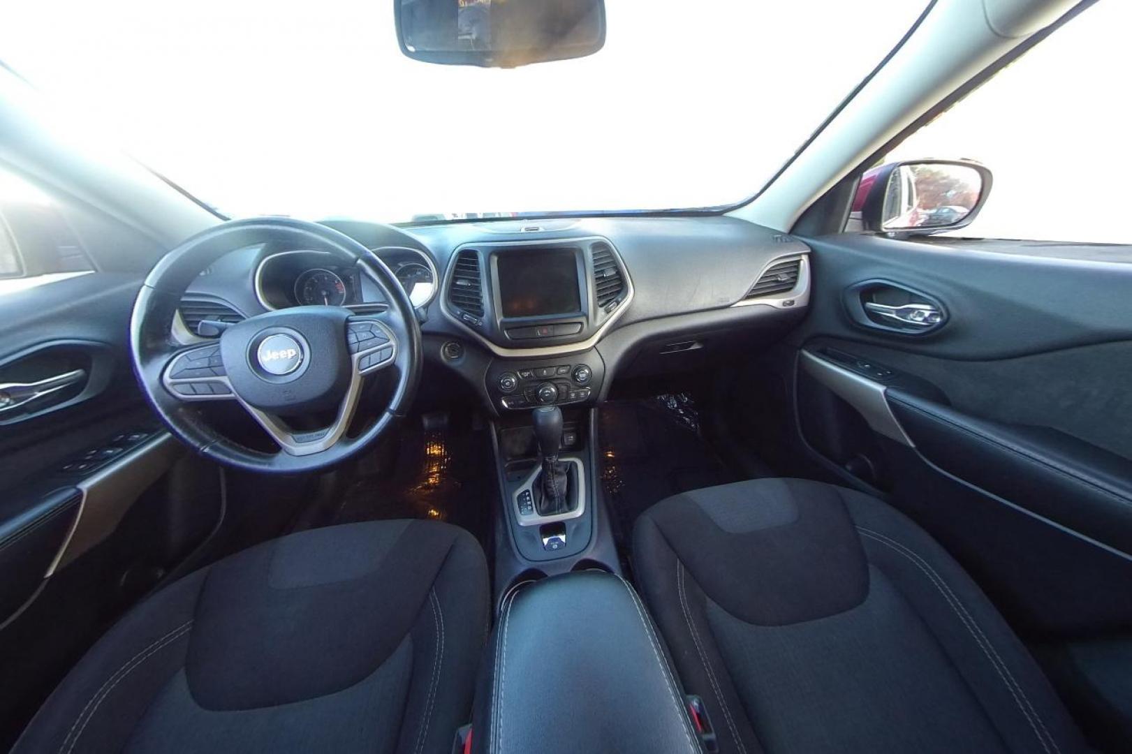 2017 Red Jeep Cherokee Latitude FWD (1C4PJLCB0HD) with an 2.4L L4 DOHC 16V engine, 9A transmission, located at 767 S State Road, Pleasant Grove, UT, 84062, (801) 785-1058, 40.354839, -111.736687 - Photo#11