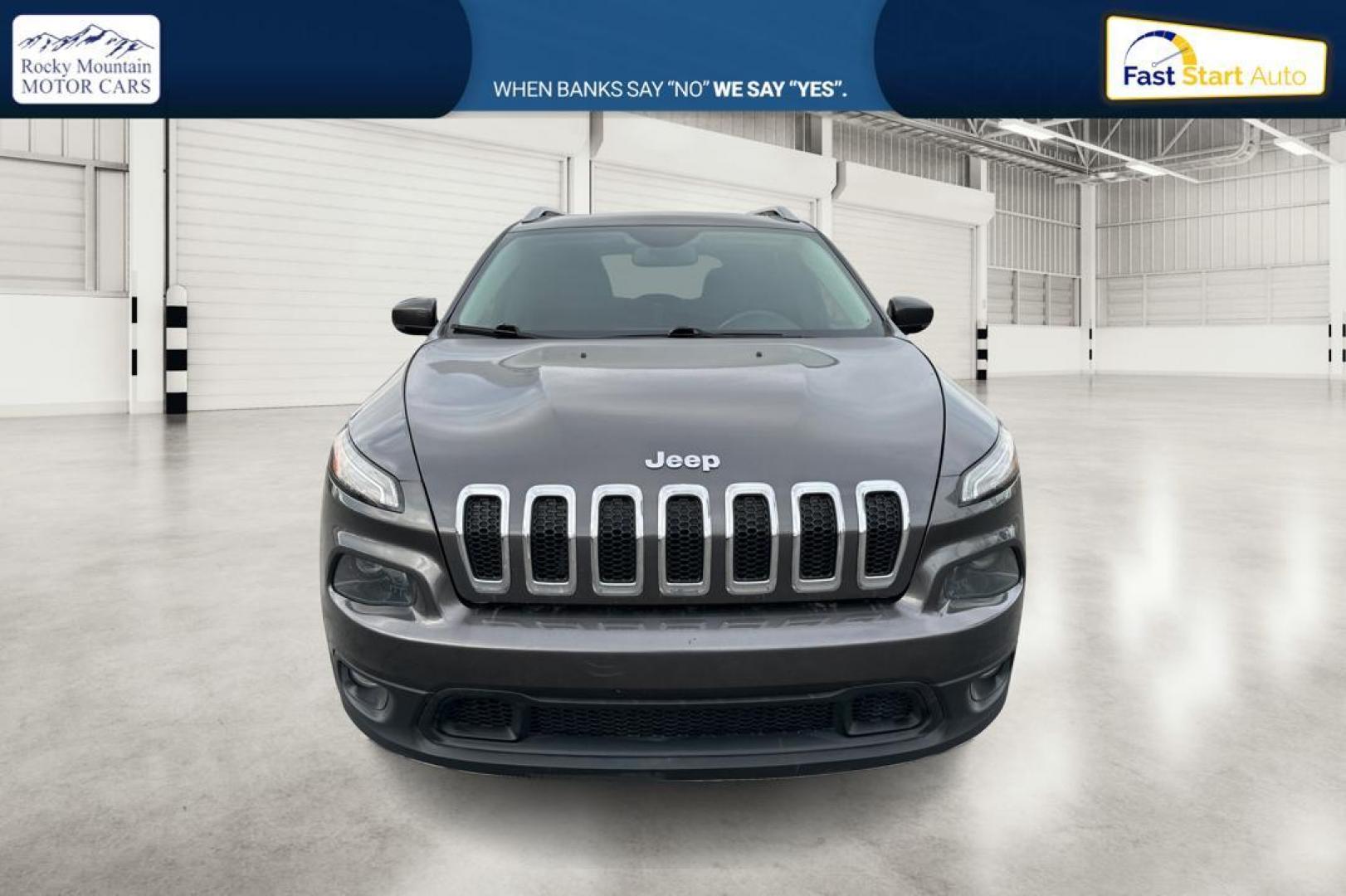 2017 Gray Jeep Cherokee Latitude FWD (1C4PJLCS5HW) with an 3.2L V6 DOHC 24V engine, 9A transmission, located at 7755 State Street, Midvale, UT, 84047, (801) 753-9063, 40.610329, -111.890656 - Photo#9