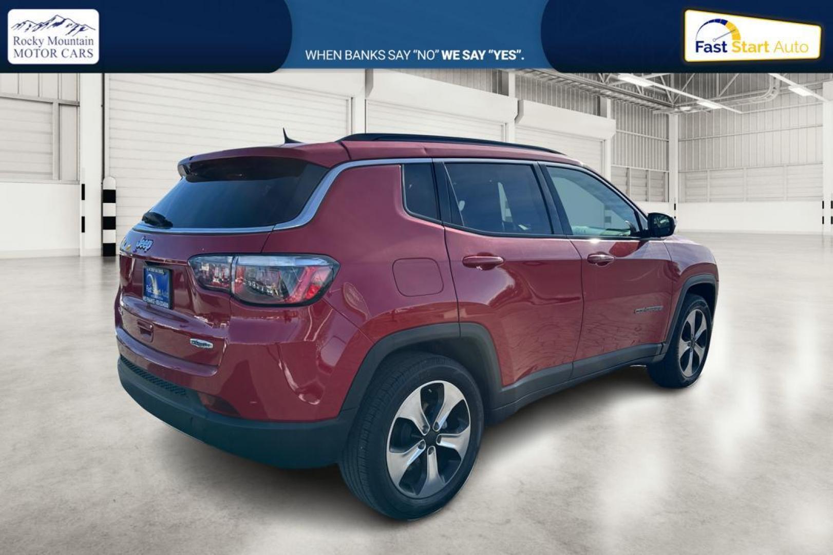 2017 Red Jeep Compass Sport 4WD (3C4NJDBB7HT) with an 2.4L L4 DOHC 16V engine, Automatic, 9-Spd transmission, located at 7755 State Street, Midvale, UT, 84047, (801) 753-9063, 40.610329, -111.890656 - Photo#2