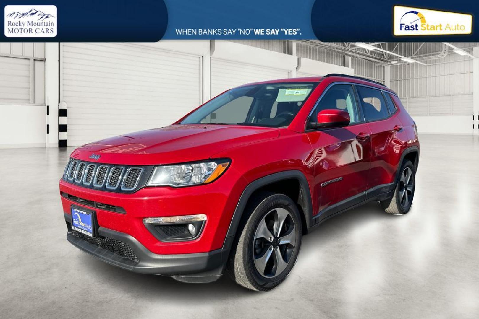 2017 Red Jeep Compass Sport 4WD (3C4NJDBB7HT) with an 2.4L L4 DOHC 16V engine, Automatic, 9-Spd transmission, located at 7755 State Street, Midvale, UT, 84047, (801) 753-9063, 40.610329, -111.890656 - Photo#8