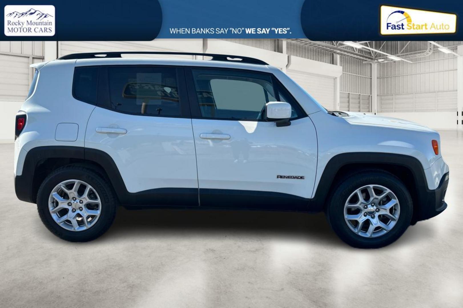 2017 White Jeep Renegade Latitude FWD (ZACCJABBXHP) with an 2.4L L4 DOHC 16V engine, 6M transmission, located at 7755 State Street, Midvale, UT, 84047, (801) 753-9063, 40.610329, -111.890656 - Photo#1