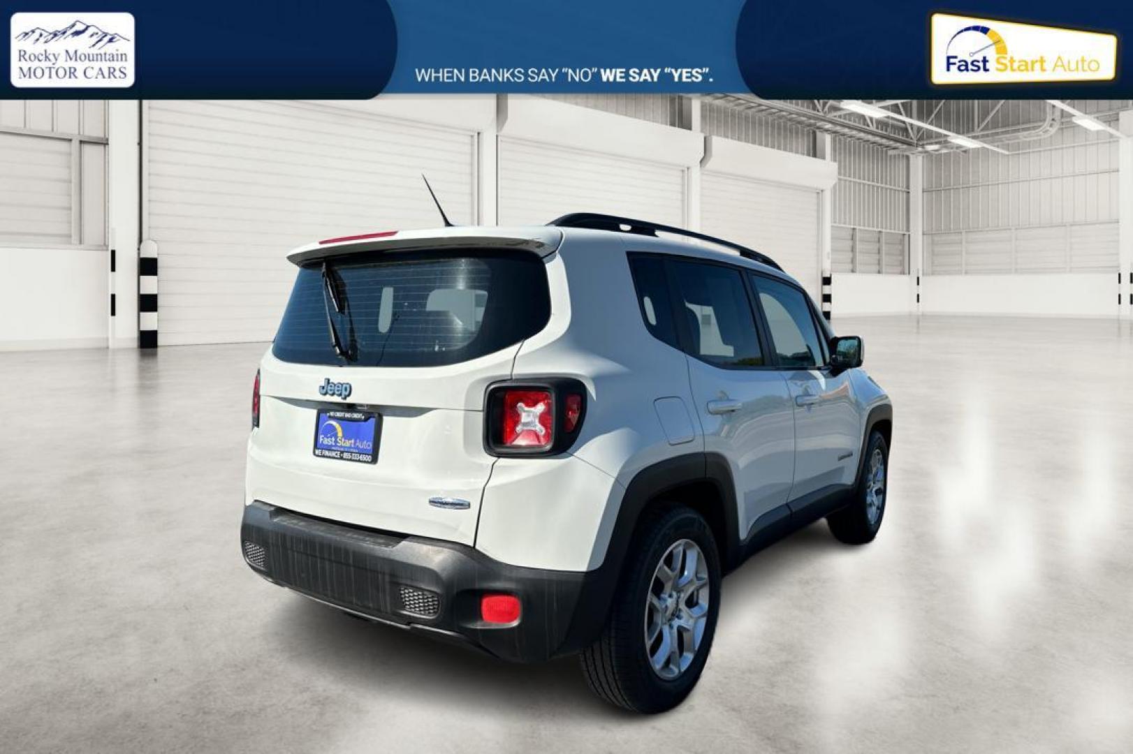 2017 White Jeep Renegade Latitude FWD (ZACCJABBXHP) with an 2.4L L4 DOHC 16V engine, 6M transmission, located at 7755 State Street, Midvale, UT, 84047, (801) 753-9063, 40.610329, -111.890656 - Photo#2