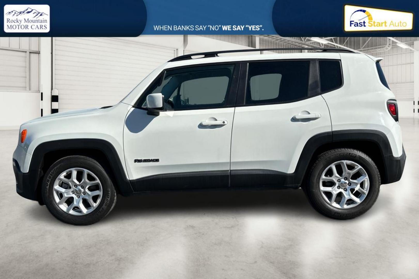 2017 White Jeep Renegade Latitude FWD (ZACCJABBXHP) with an 2.4L L4 DOHC 16V engine, 6M transmission, located at 7755 State Street, Midvale, UT, 84047, (801) 753-9063, 40.610329, -111.890656 - Photo#6