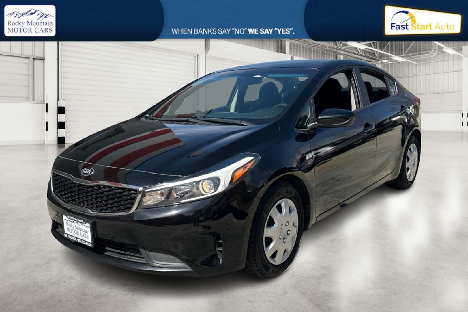 2017 Black Kia Forte LX 6M (3KPFK4A75HE) with an 2.0L L4 DOHC 16V engine, 6M transmission, located at 767 S State Road, Pleasant Grove, UT, 84062, (801) 785-1058, 40.354839, -111.736687 - Photo#8
