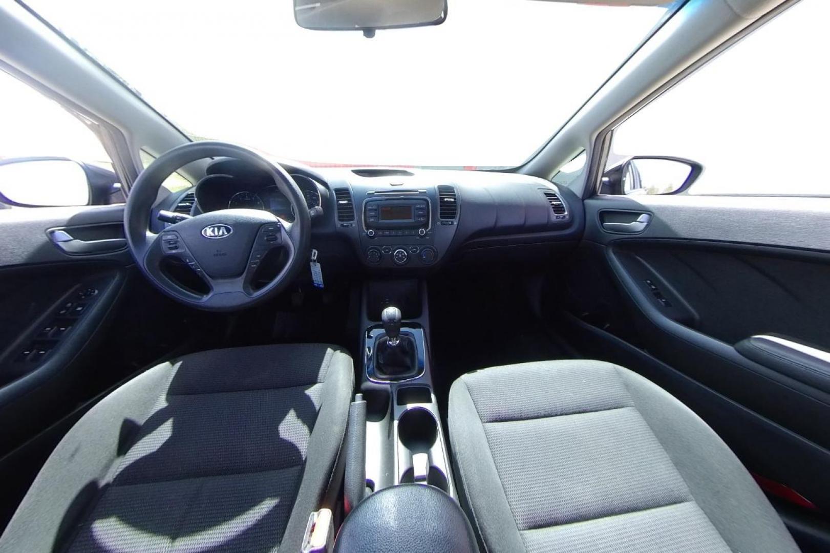 2017 Black Kia Forte LX 6M (3KPFK4A75HE) with an 2.0L L4 DOHC 16V engine, 6M transmission, located at 767 S State Road, Pleasant Grove, UT, 84062, (801) 785-1058, 40.354839, -111.736687 - Photo#14