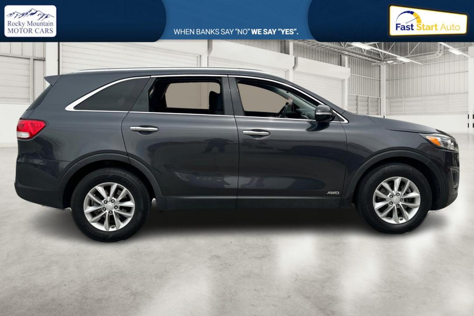 2017 Gray Kia Sorento LX AWD (5XYPGDA36HG) with an 2.4L L4 DOHC 16V engine, 6A transmission, located at 7755 State Street, Midvale, UT, 84047, (801) 753-9063, 40.610329, -111.890656 - Photo#1