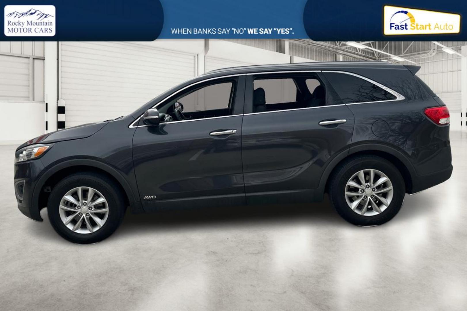 2017 Gray Kia Sorento LX AWD (5XYPGDA36HG) with an 2.4L L4 DOHC 16V engine, 6A transmission, located at 7755 State Street, Midvale, UT, 84047, (801) 753-9063, 40.610329, -111.890656 - Photo#6
