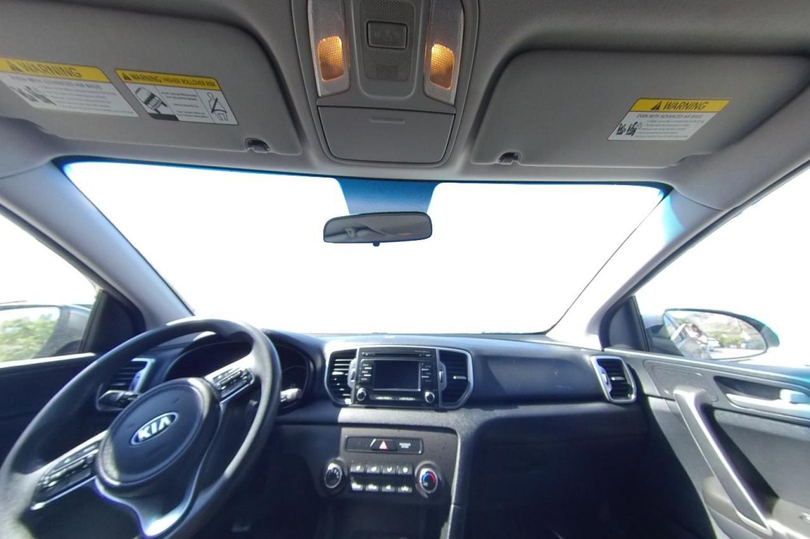 2017 Blue Kia Sportage LX AWD (KNDPMCAC1H7) with an 2.4L V6 DOHC 24V engine, 6A transmission, located at 7755 State Street, Midvale, UT, 84047, (801) 753-9063, 40.610329, -111.890656 - Photo#11