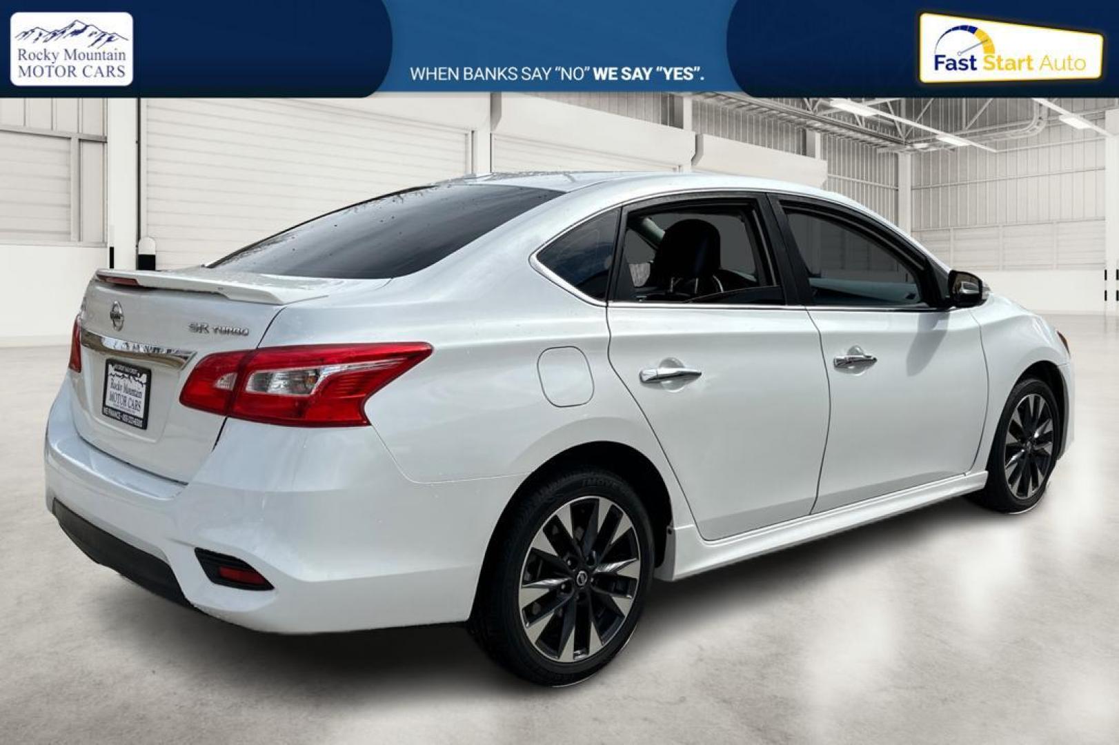 2017 White Nissan Sentra SR TURBO CVT (3N1CB7AP3HY) with an 1.6L L4 DOHC 16V TURBO engine, CVT transmission, located at 767 S State Road, Pleasant Grove, UT, 84062, (801) 785-1058, 40.354839, -111.736687 - Photo#2