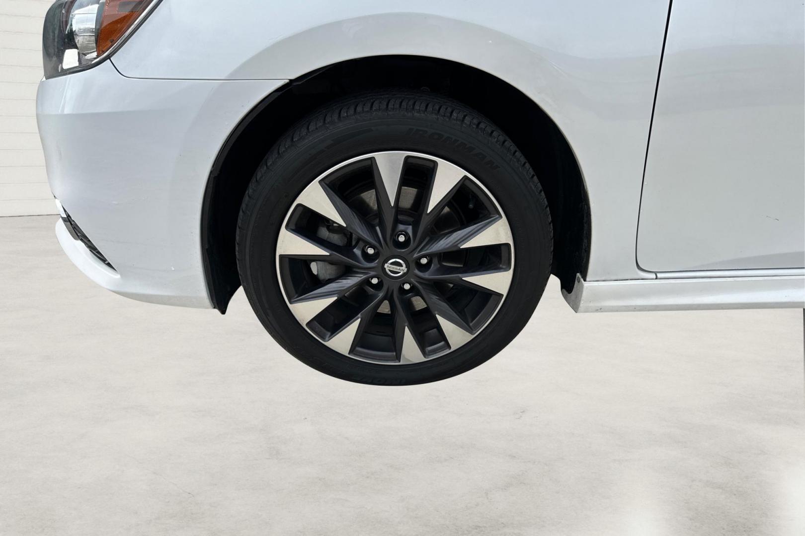2017 White Nissan Sentra SR TURBO CVT (3N1CB7AP3HY) with an 1.6L L4 DOHC 16V TURBO engine, CVT transmission, located at 767 S State Road, Pleasant Grove, UT, 84062, (801) 785-1058, 40.354839, -111.736687 - Photo#12