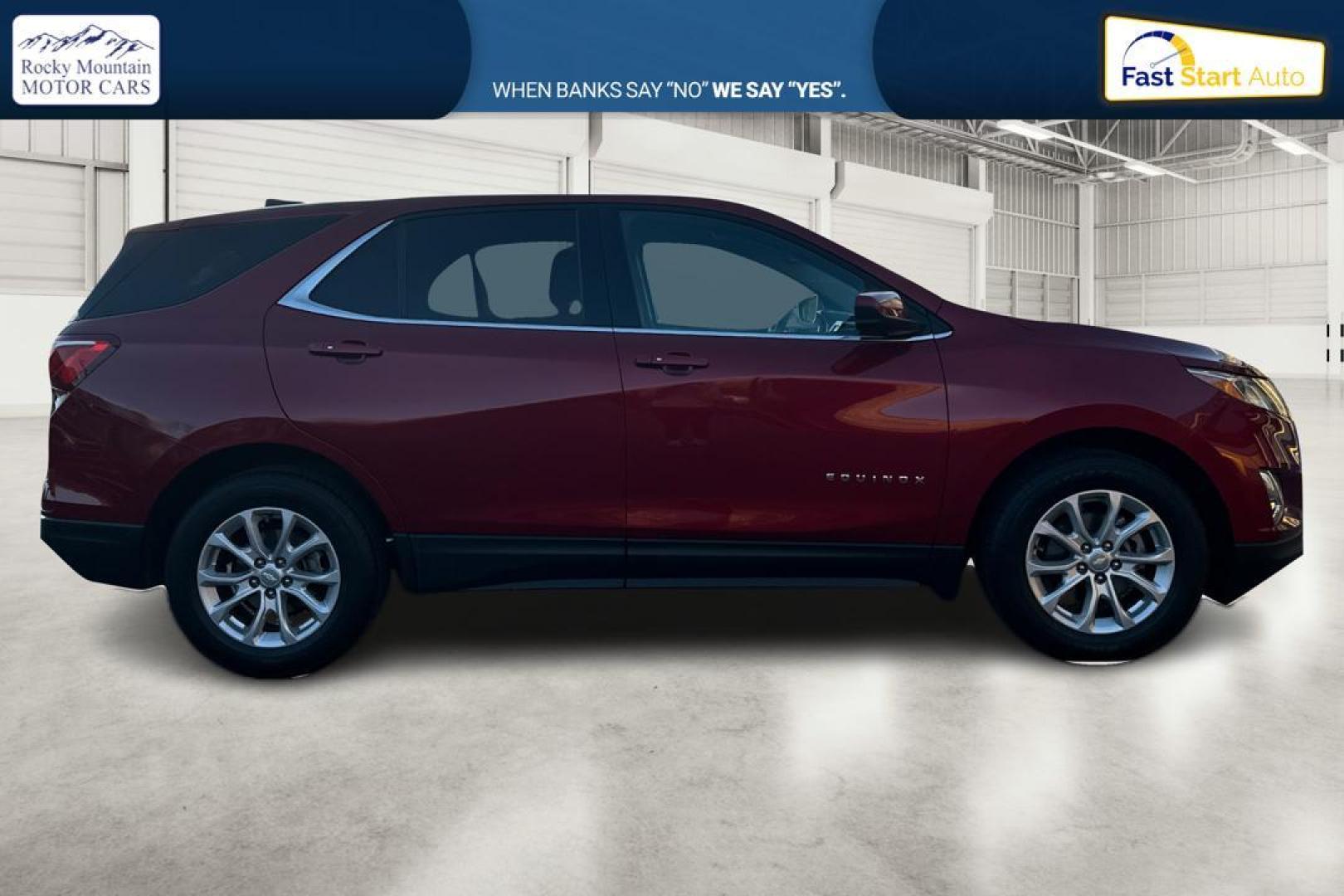 2018 Red Chevrolet Equinox LT 2WD (3GNAXJEV4JS) with an 1.5L L4 DIR DOHC 16V TURBO engine, 6A transmission, located at 7755 State Street, Midvale, UT, 84047, (801) 753-9063, 40.610329, -111.890656 - Photo#1