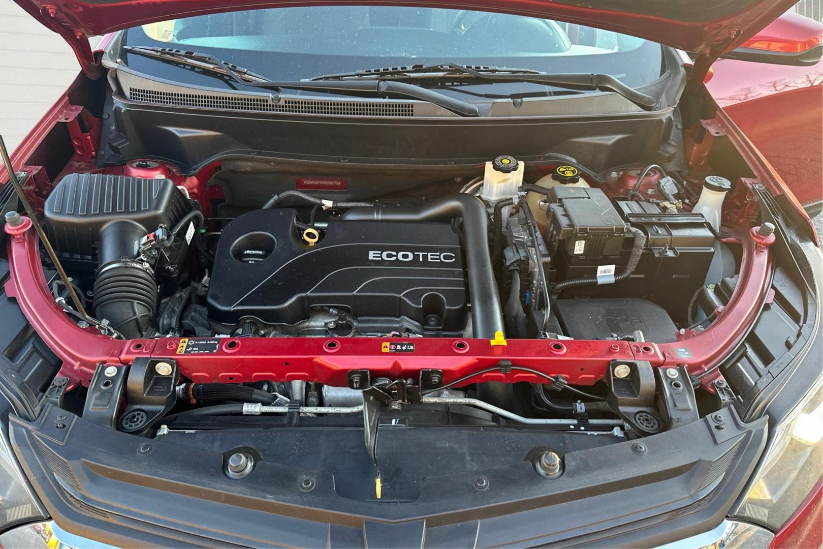 2018 Red Chevrolet Equinox LT 2WD (3GNAXJEV4JS) with an 1.5L L4 DIR DOHC 16V TURBO engine, 6A transmission, located at 7755 State Street, Midvale, UT, 84047, (801) 753-9063, 40.610329, -111.890656 - Photo#10