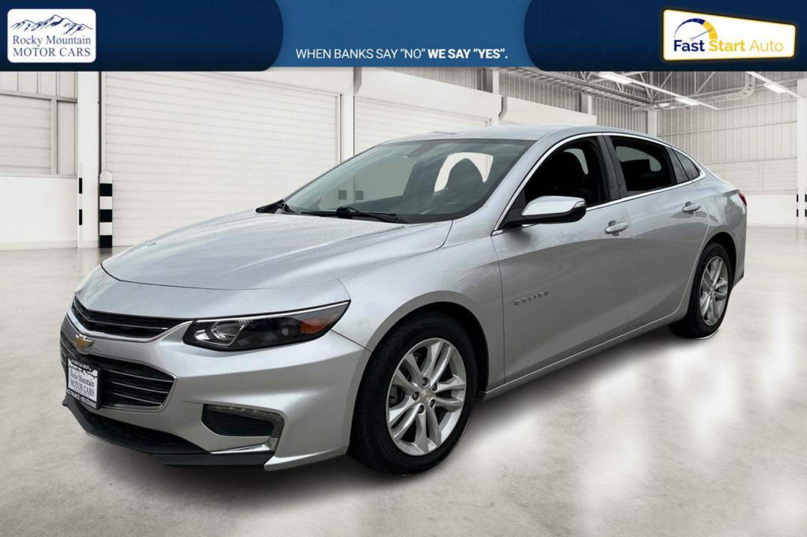 2018 Silver Chevrolet Malibu LT (1G1ZD5ST9JF) with an 1.5L L4 DOHC 16V engine, 6A transmission, located at 344 S Washington Blvd, Ogden, UT, 84404, (801) 399-1799, 41.255482, -111.970848 - Photo#8