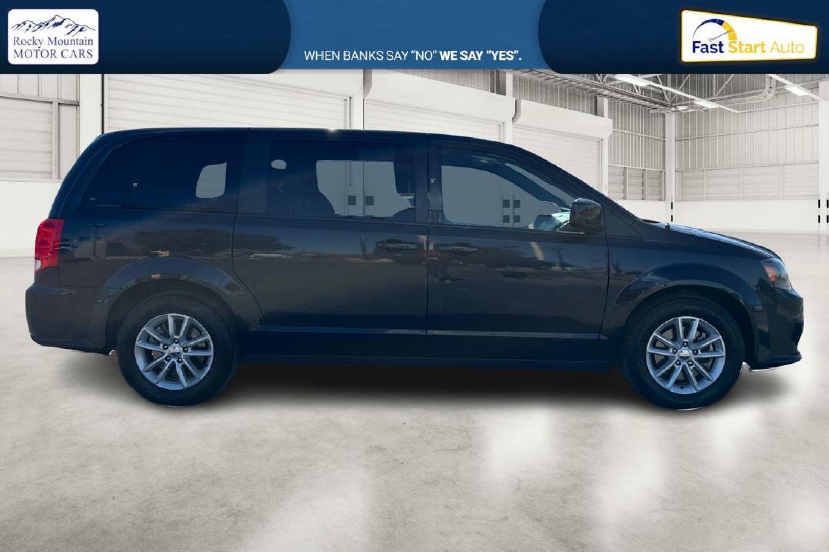 2018 Black Dodge Grand Caravan GT (2C4RDGEGXJR) with an 3.6L V6 DOHC 24V engine, 6A transmission, located at 7755 State Street, Midvale, UT, 84047, (801) 753-9063, 40.610329, -111.890656 - Photo#1
