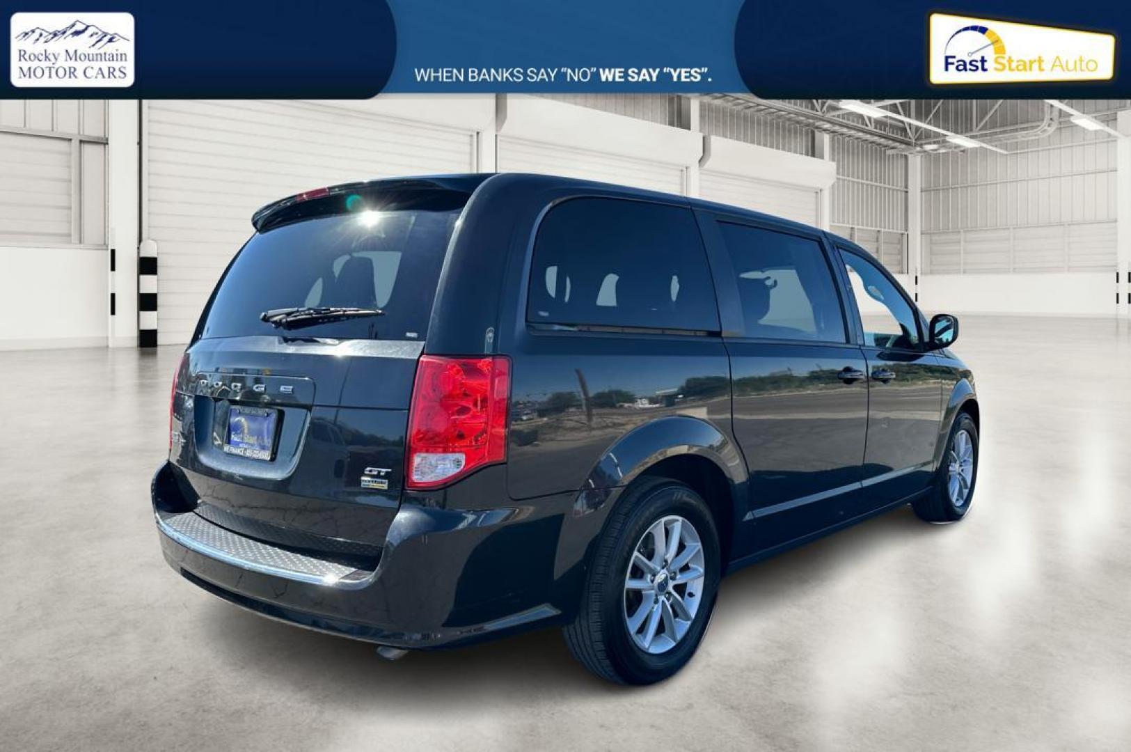 2018 Black Dodge Grand Caravan GT (2C4RDGEGXJR) with an 3.6L V6 DOHC 24V engine, 6A transmission, located at 7755 State Street, Midvale, UT, 84047, (801) 753-9063, 40.610329, -111.890656 - Photo#2