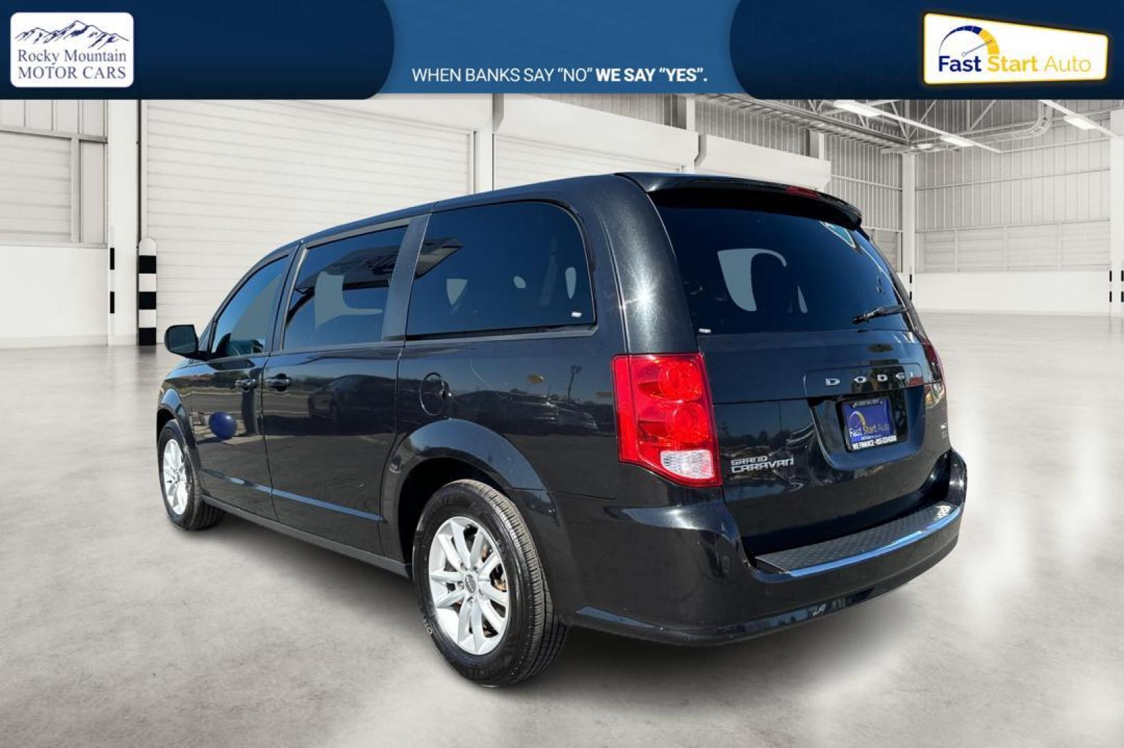 2018 Black Dodge Grand Caravan GT (2C4RDGEGXJR) with an 3.6L V6 DOHC 24V engine, 6A transmission, located at 7755 State Street, Midvale, UT, 84047, (801) 753-9063, 40.610329, -111.890656 - Photo#5