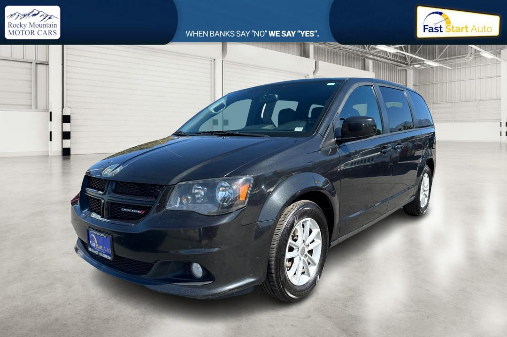 2018 Black Dodge Grand Caravan GT (2C4RDGEGXJR) with an 3.6L V6 DOHC 24V engine, 6A transmission, located at 7755 State Street, Midvale, UT, 84047, (801) 753-9063, 40.610329, -111.890656 - Photo#8