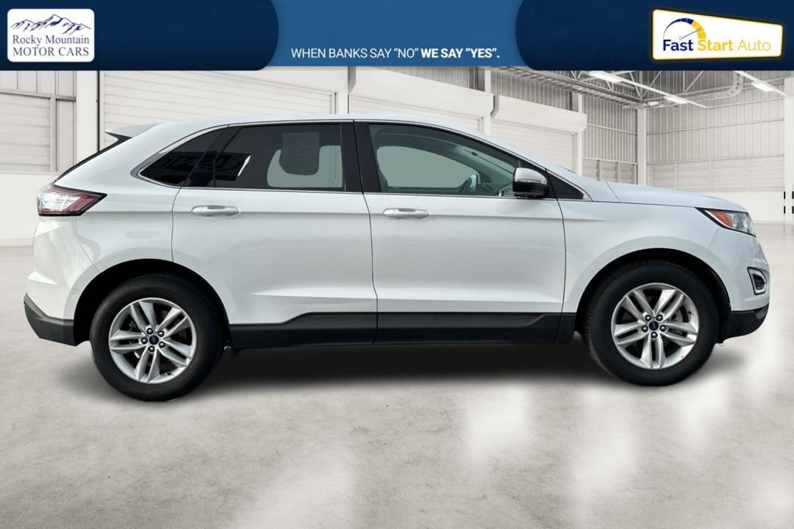 2018 White Ford Edge SEL FWD (2FMPK3J96JB) with an 2.0L L4 DOHC 16V engine, 6A transmission, located at 7755 State Street, Midvale, UT, 84047, (801) 753-9063, 40.610329, -111.890656 - Photo#1