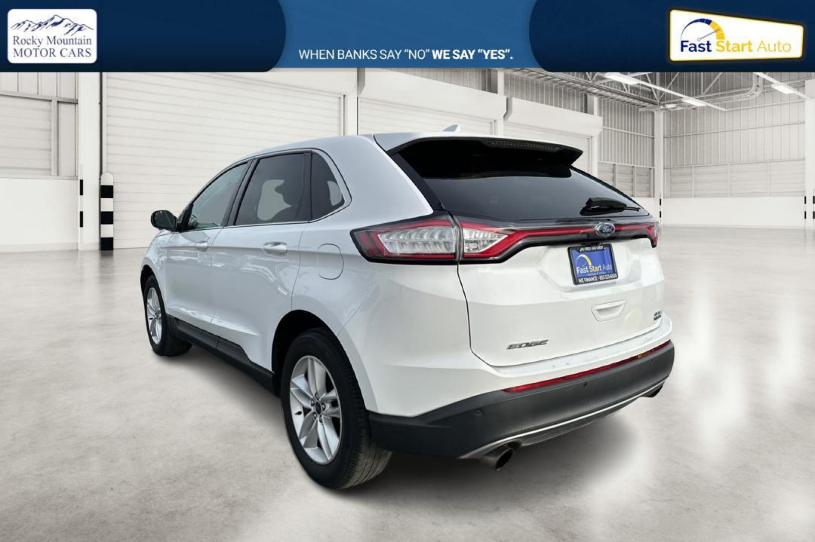 2018 White Ford Edge SEL FWD (2FMPK3J96JB) with an 2.0L L4 DOHC 16V engine, 6A transmission, located at 7755 State Street, Midvale, UT, 84047, (801) 753-9063, 40.610329, -111.890656 - Photo#5