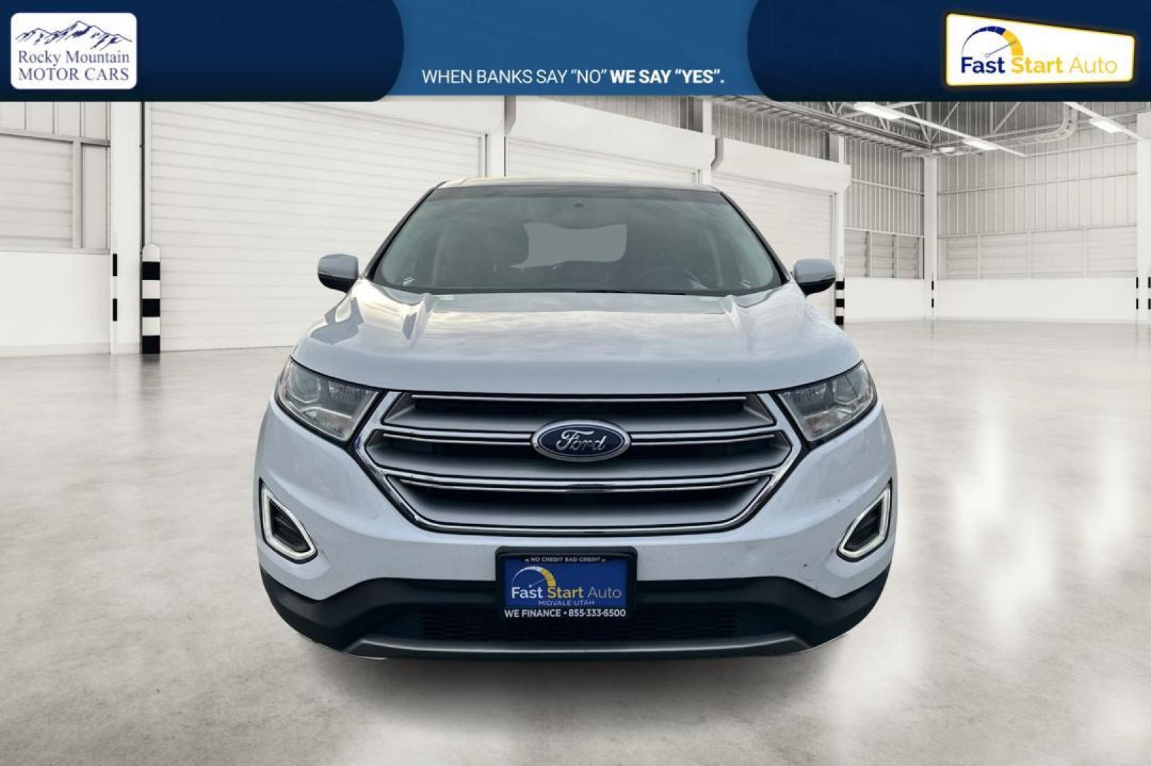 2018 White Ford Edge SEL FWD (2FMPK3J96JB) with an 2.0L L4 DOHC 16V engine, 6A transmission, located at 7755 State Street, Midvale, UT, 84047, (801) 753-9063, 40.610329, -111.890656 - Photo#9