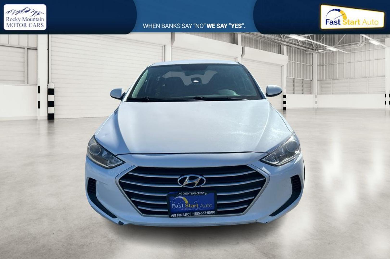 2018 White Hyundai Elantra Limited (5NPD84LF0JH) with an 1.8L L4 DOHC 16V engine, 6A transmission, located at 7755 State Street, Midvale, UT, 84047, (801) 753-9063, 40.610329, -111.890656 - Photo#7