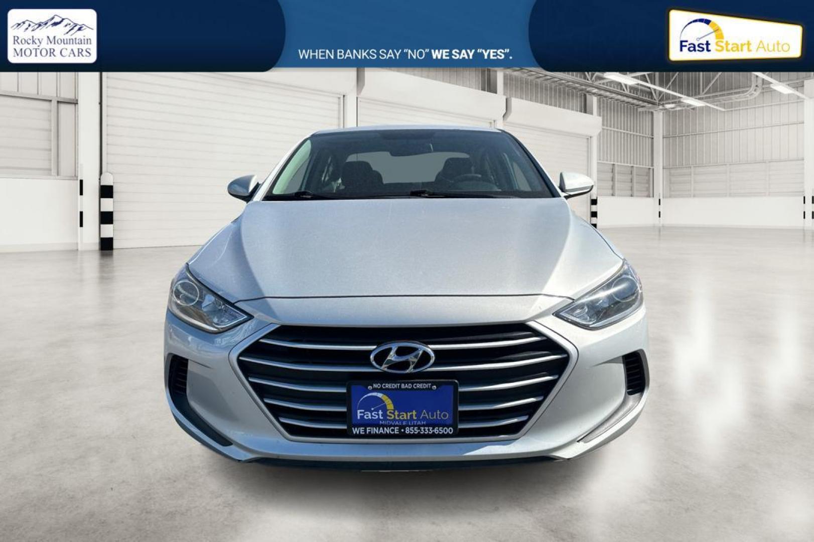 2018 Silver Hyundai Elantra Limited (5NPD84LF3JH) with an 1.8L L4 DOHC 16V engine, 6A transmission, located at 7755 State Street, Midvale, UT, 84047, (801) 753-9063, 40.610329, -111.890656 - Photo#7