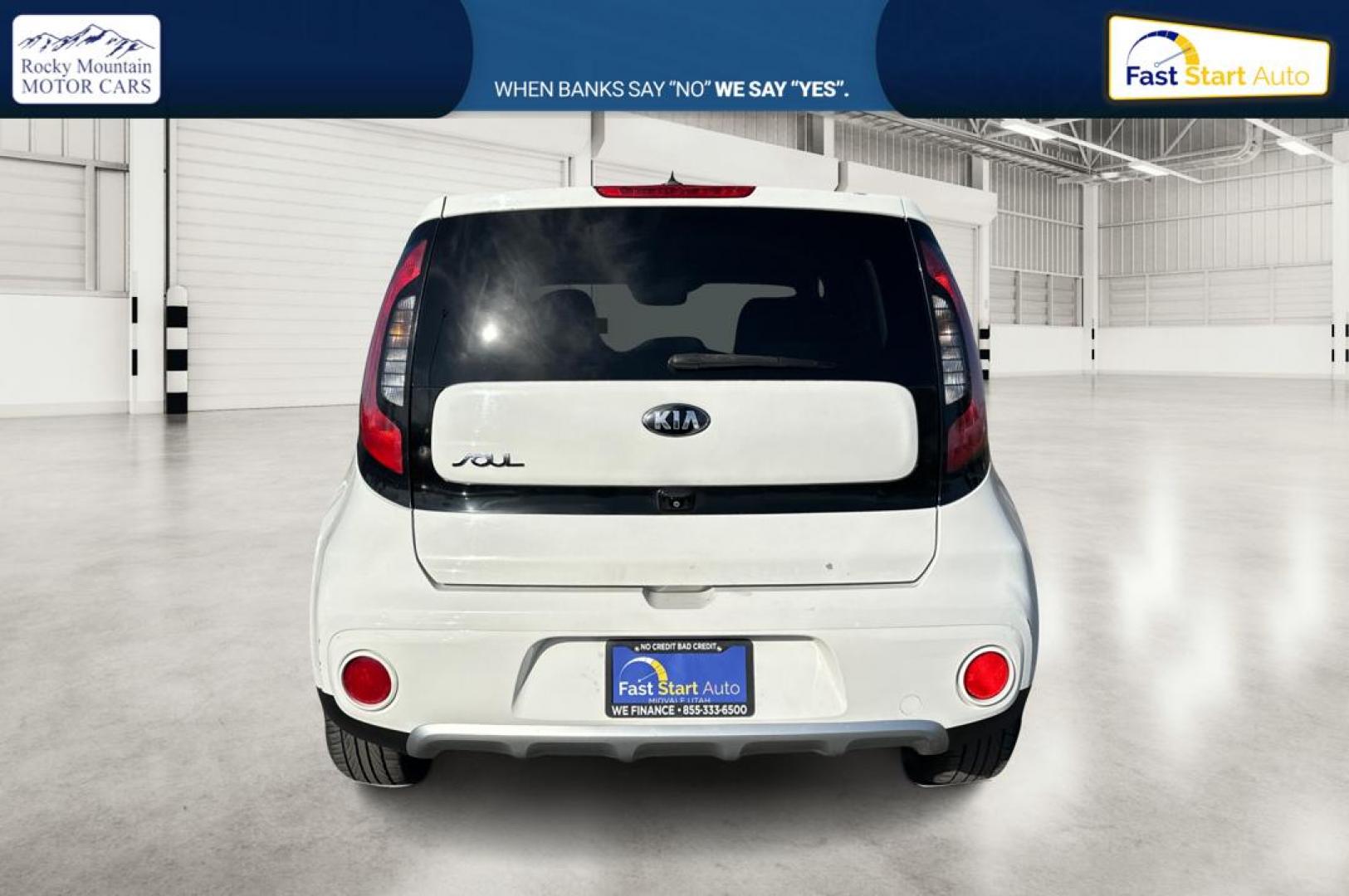 2018 White Kia Soul + (KNDJP3A56J7) with an 2.0L L4 DOHC 16V engine, 6A transmission, located at 7755 State Street, Midvale, UT, 84047, (801) 753-9063, 40.610329, -111.890656 - Photo#4