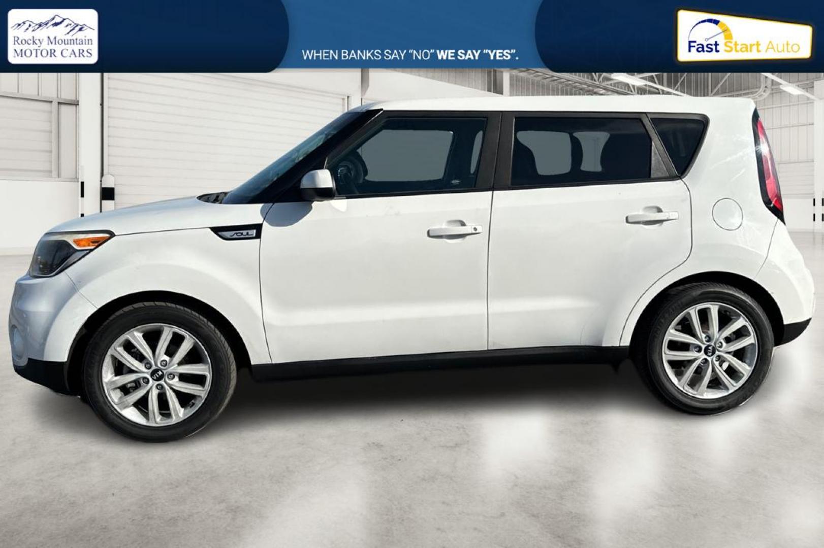 2018 White Kia Soul + (KNDJP3A56J7) with an 2.0L L4 DOHC 16V engine, 6A transmission, located at 7755 State Street, Midvale, UT, 84047, (801) 753-9063, 40.610329, -111.890656 - Photo#6