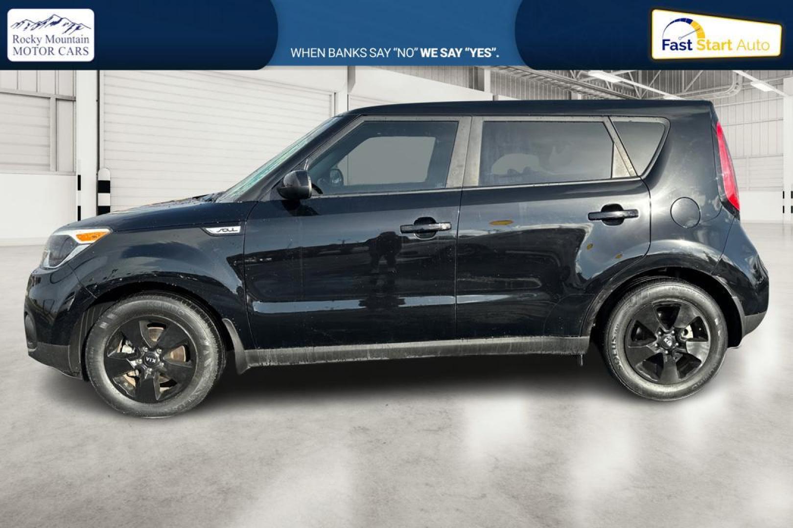 2018 Black Kia Soul Base 6M (KNDJN2A20J7) with an 1.6L L4 DOHC 16V engine, 6M transmission, located at 767 S State Road, Pleasant Grove, UT, 84062, (801) 785-1058, 40.354839, -111.736687 - Photo#6