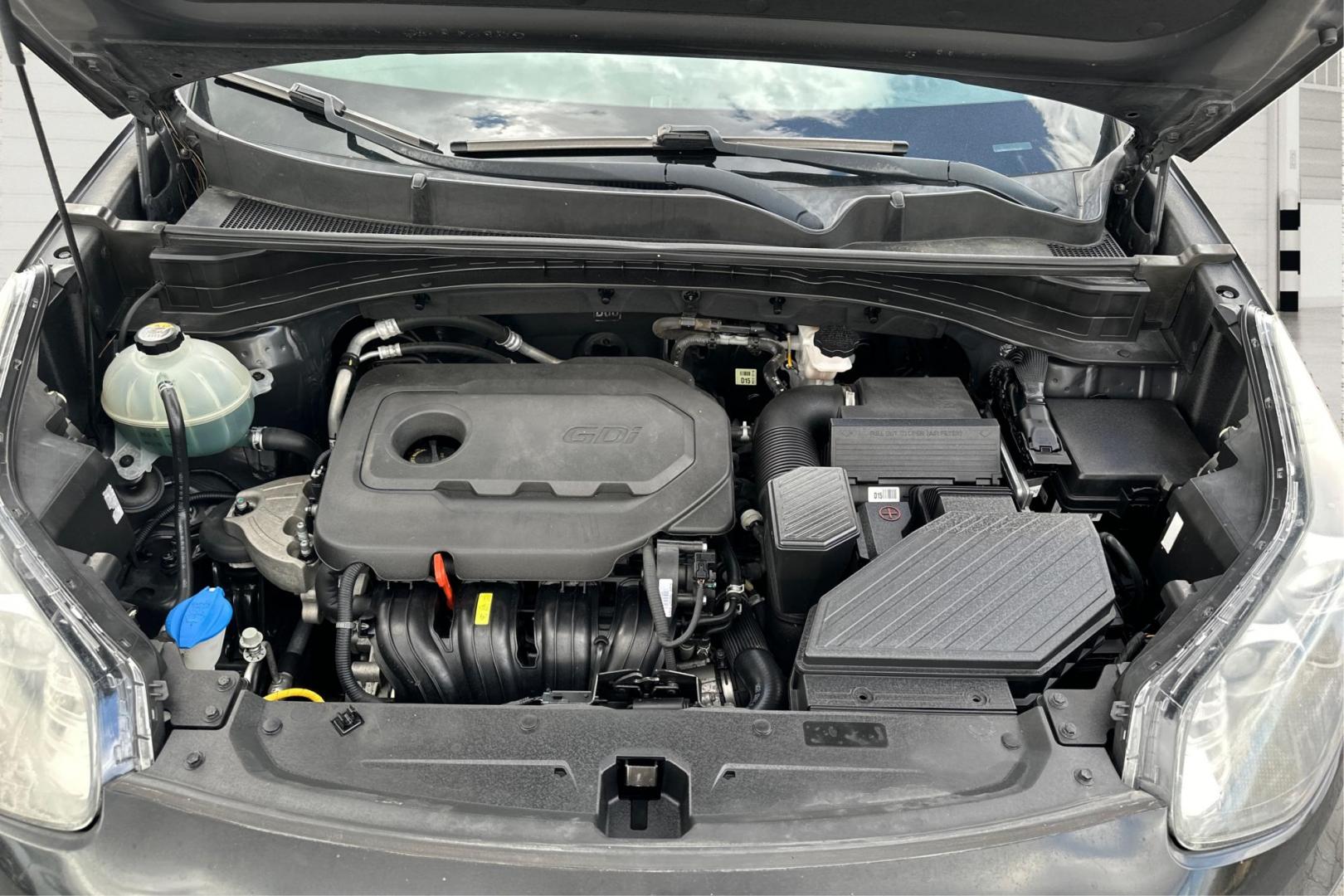 2018 Black Kia Sportage LX FWD (KNDPM3AC4J7) with an 2.4L V6 DOHC 24V engine, 6A transmission, located at 7755 State Street, Midvale, UT, 84047, (801) 753-9063, 40.610329, -111.890656 - Photo#12