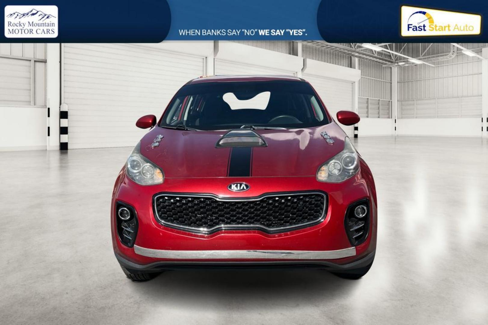 2018 Red Kia Sportage LX AWD (KNDPMCACXJ7) with an 2.4L V6 DOHC 24V engine, 6A transmission, located at 767 S State Road, Pleasant Grove, UT, 84062, (801) 785-1058, 40.354839, -111.736687 - Photo#7