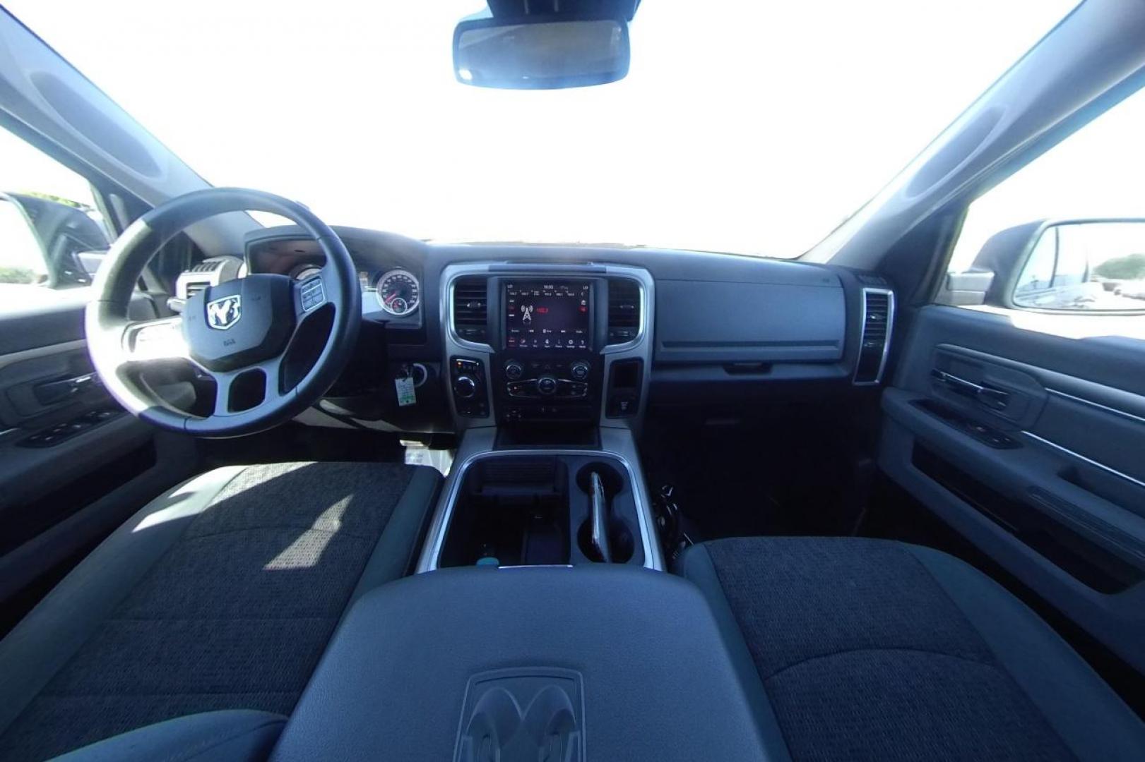 2018 Black RAM 1500 SLT Crew Cab SWB 4WD (1C6RR7LT4JS) with an 5.7L V8 OHV 16V engine, 8A transmission, located at 7755 State Street, Midvale, UT, 84047, (801) 753-9063, 40.610329, -111.890656 - Photo#16