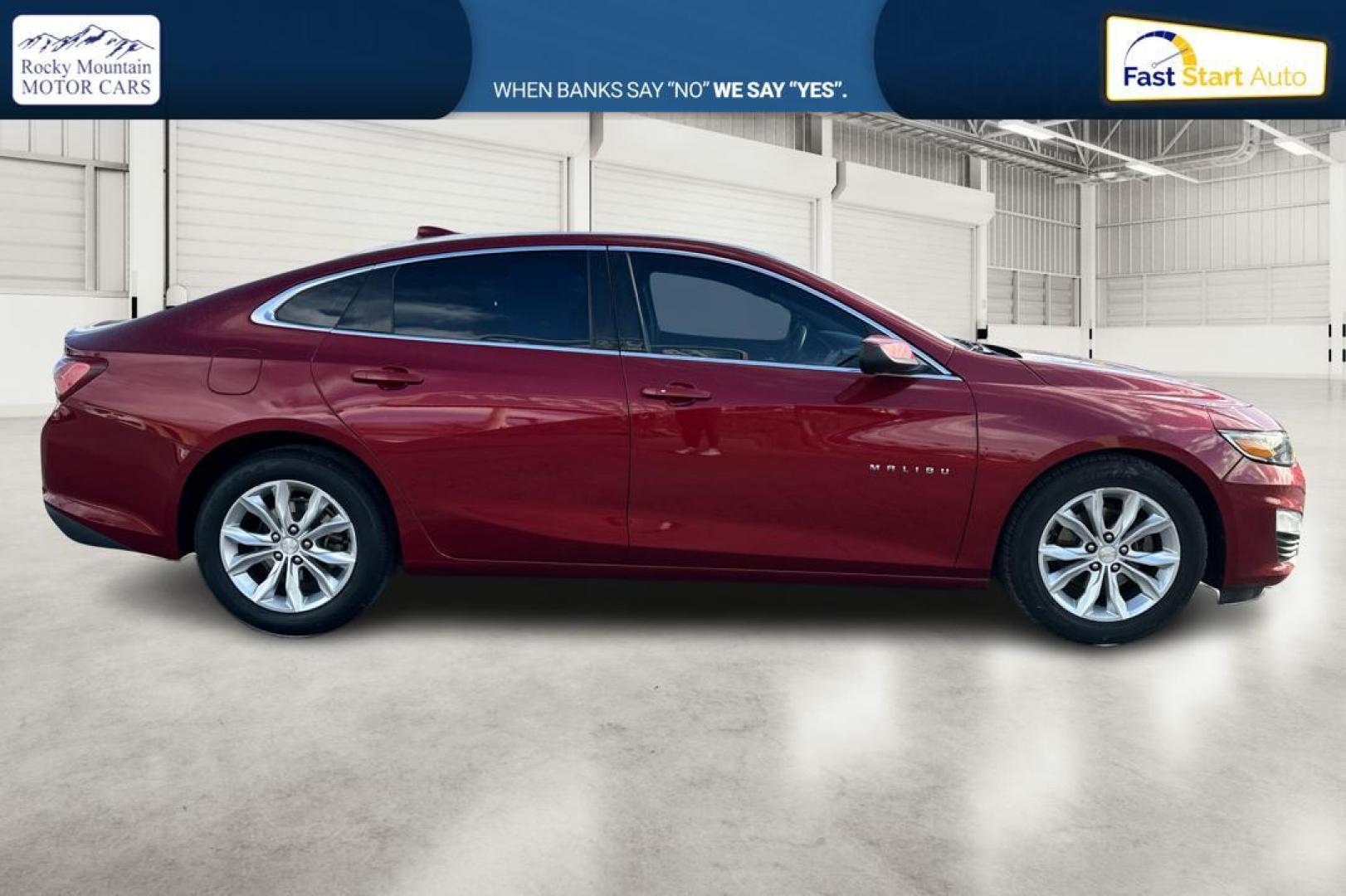 2019 Red Chevrolet Malibu LT (1G1ZD5ST9KF) with an 1.5L L4 DOHC 16V engine, 6A transmission, located at 7755 State Street, Midvale, UT, 84047, (801) 753-9063, 40.610329, -111.890656 - Photo#1