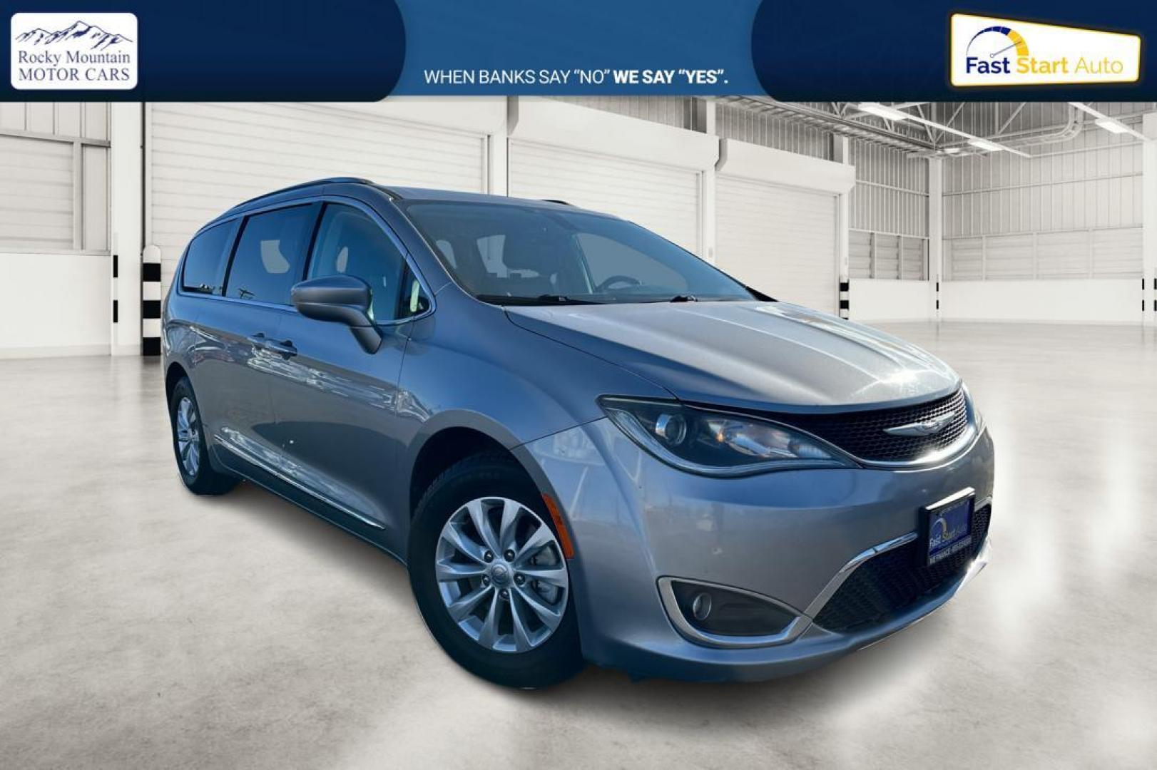 2019 Silver Chrysler Pacifica Touring-L (2C4RC1BG5KR) with an 3.6L V6 DOHC 24V engine, 9A transmission, located at 7755 State Street, Midvale, UT, 84047, (801) 753-9063, 40.610329, -111.890656 - Photo#0