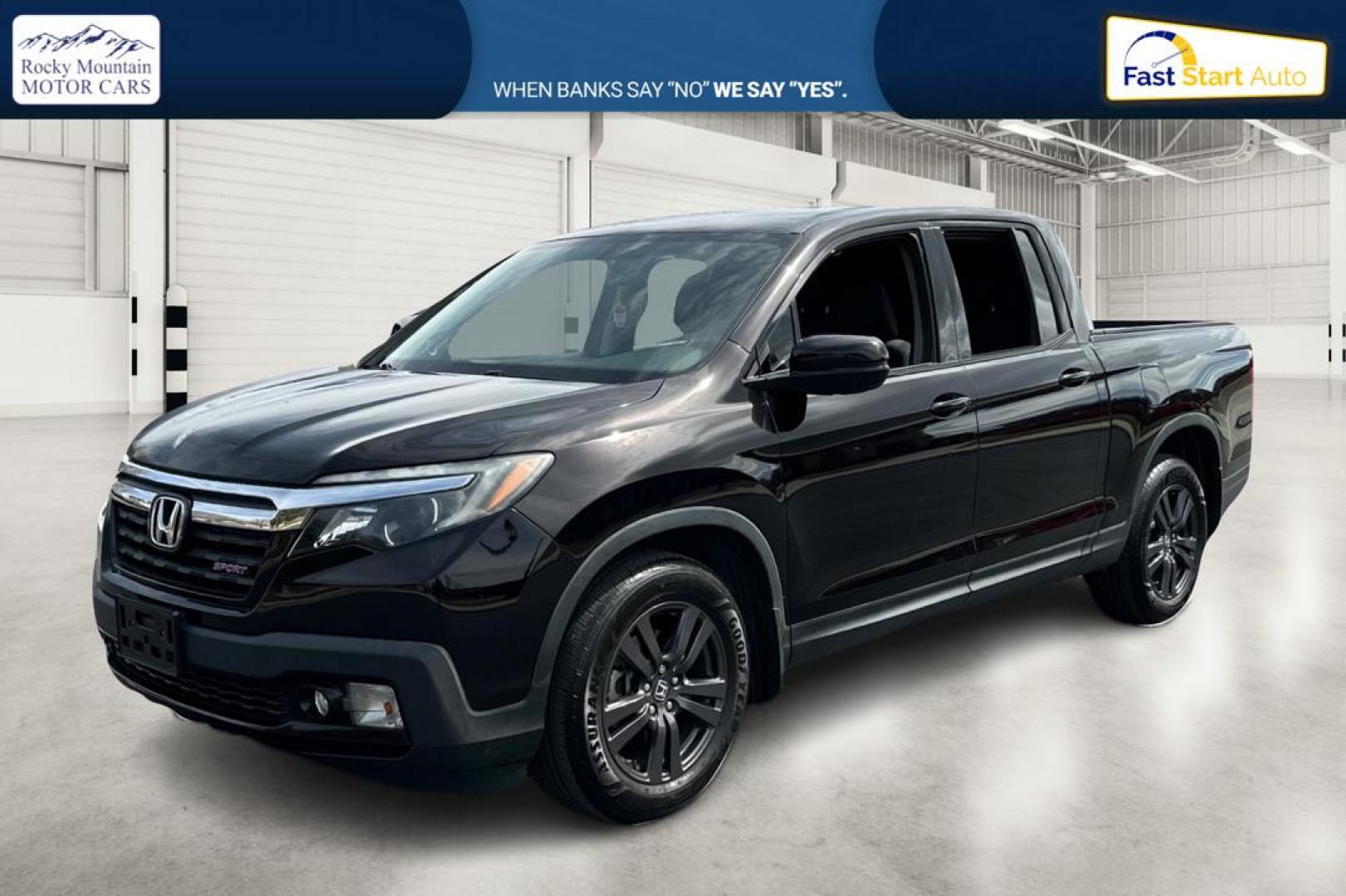 2019 Black Honda Ridgeline Sport (5FPYK2F15KB) with an 3.5L V6 SOHC 24V engine, 6A transmission, located at 7755 State Street, Midvale, UT, 84047, (801) 753-9063, 40.610329, -111.890656 - Photo#8