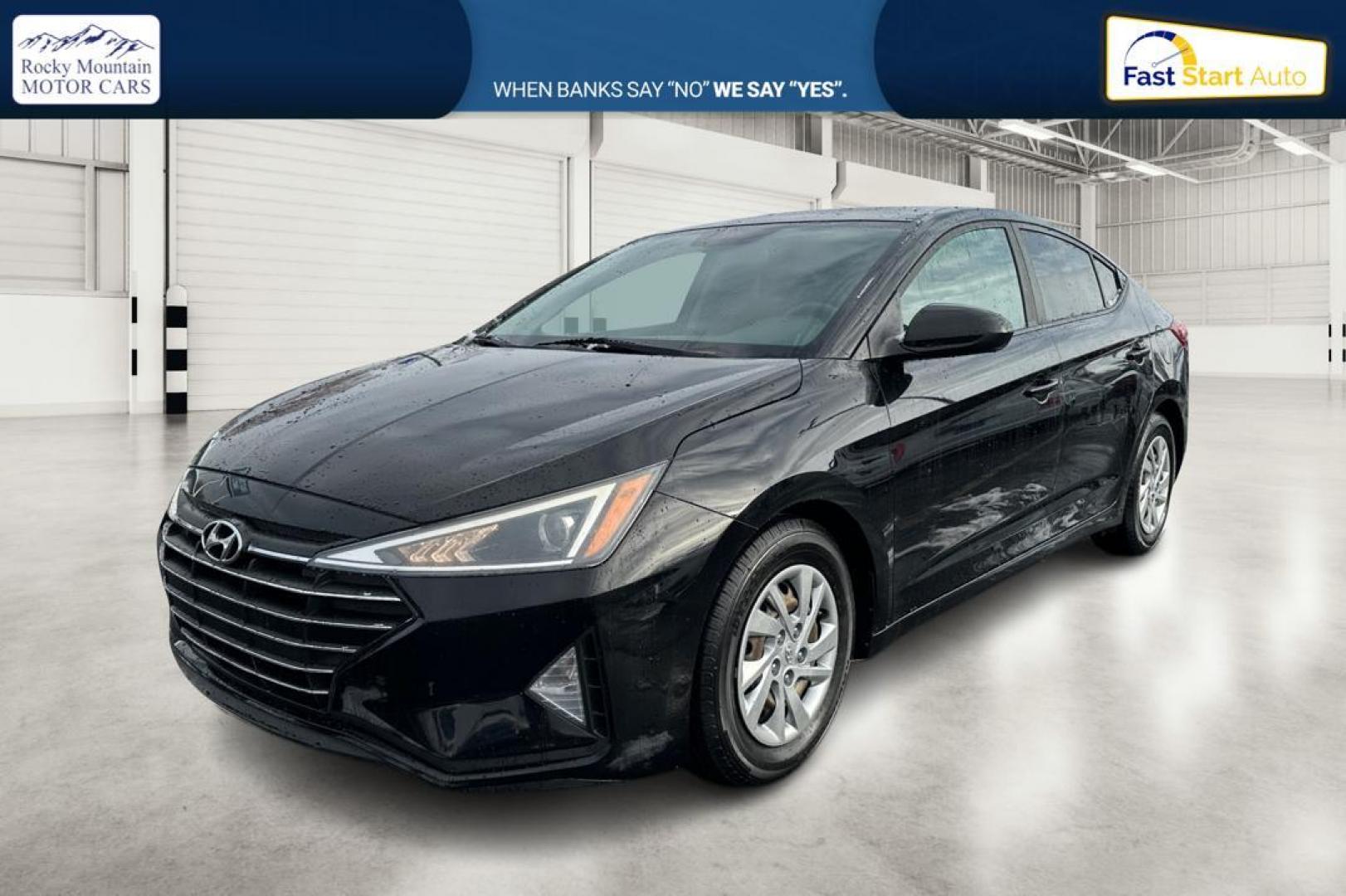 2019 Black Hyundai Elantra SE 6AT (KMHD74LF7KU) with an 1.8L L4 DOHC 16V engine, 6A transmission, located at 7755 State Street, Midvale, UT, 84047, (801) 753-9063, 40.610329, -111.890656 - Photo#8